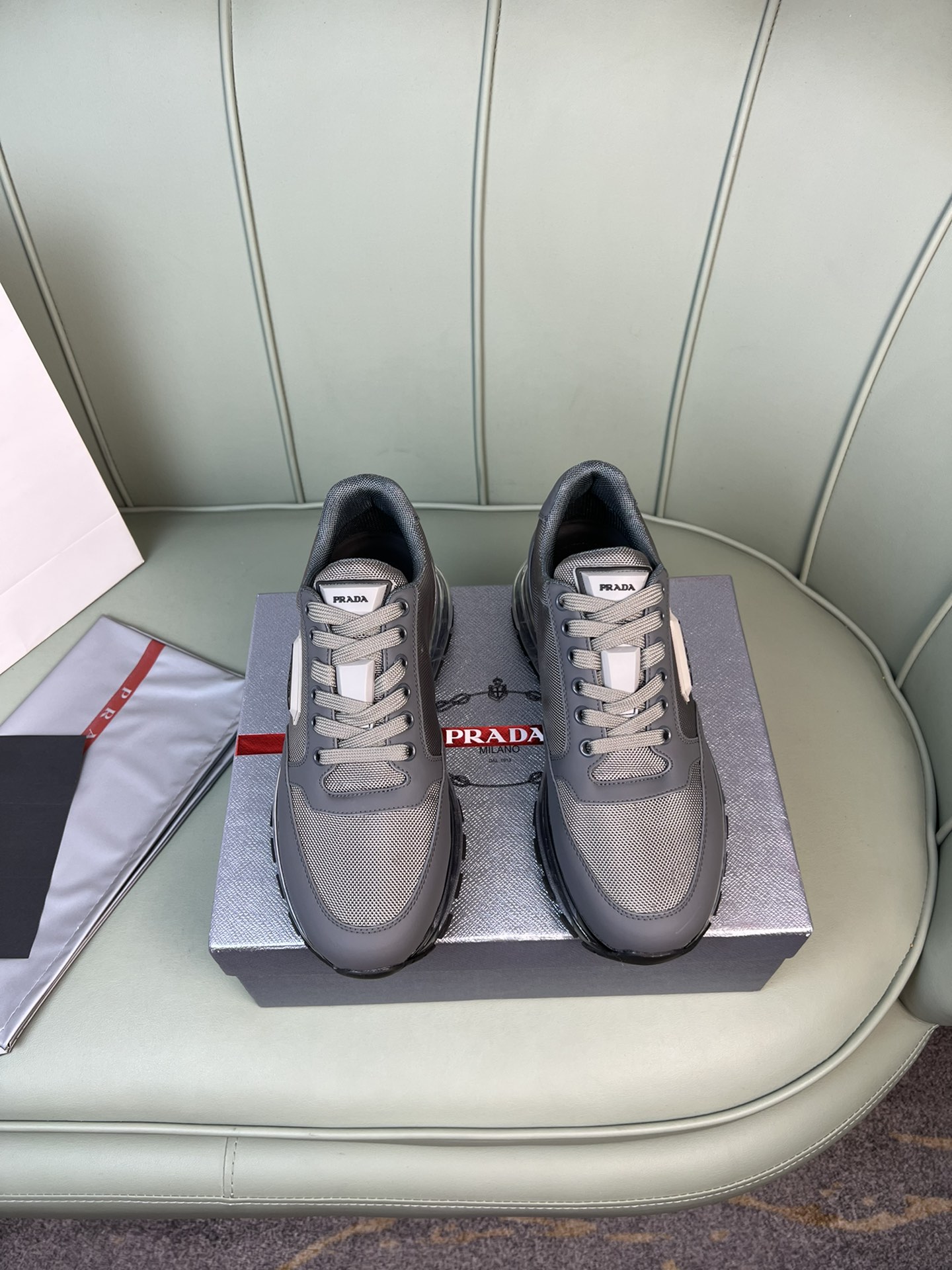 Men P*rada Top Sneaker （ ）