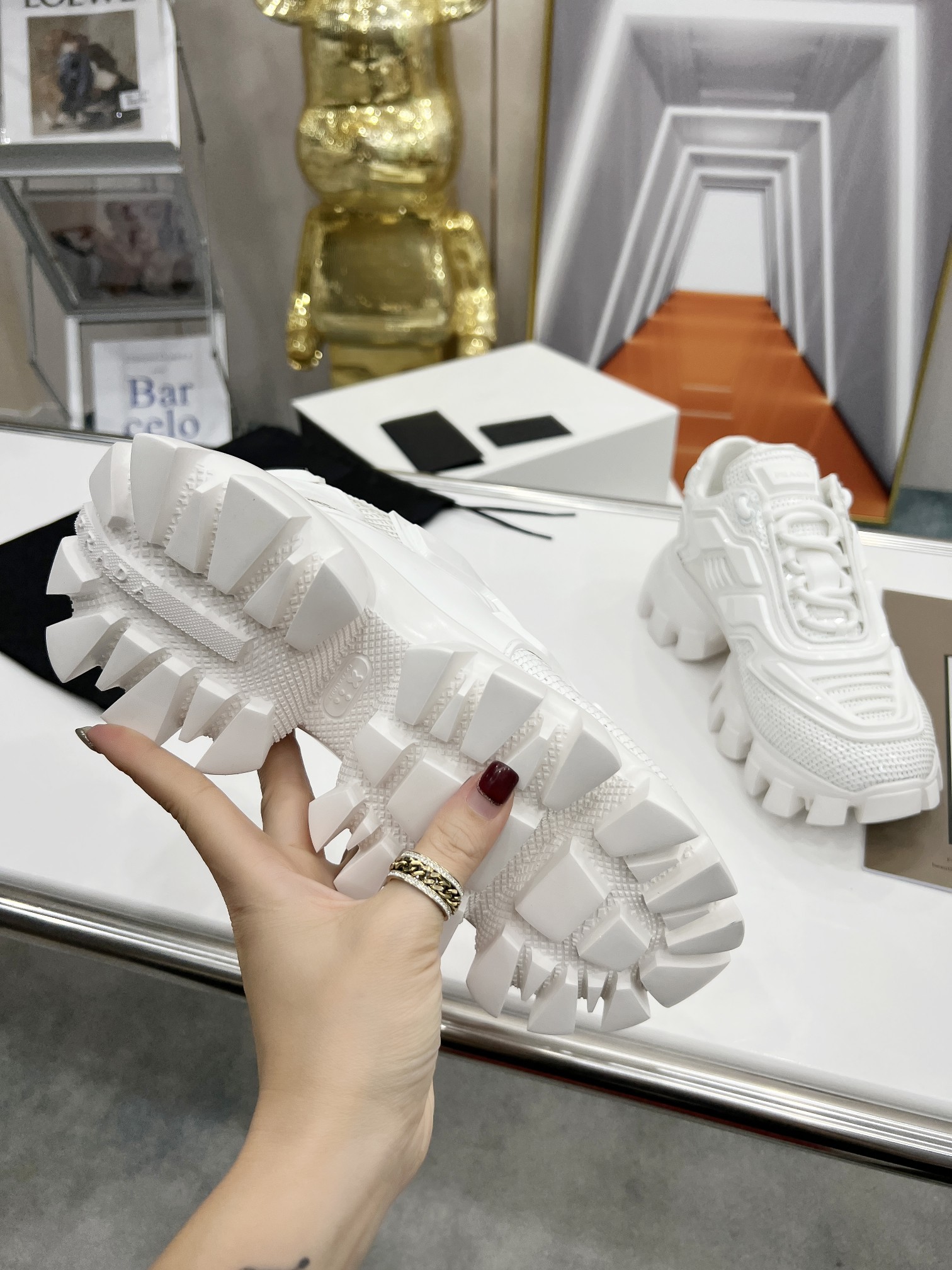 Men P*rada Top Sneaker （ ）