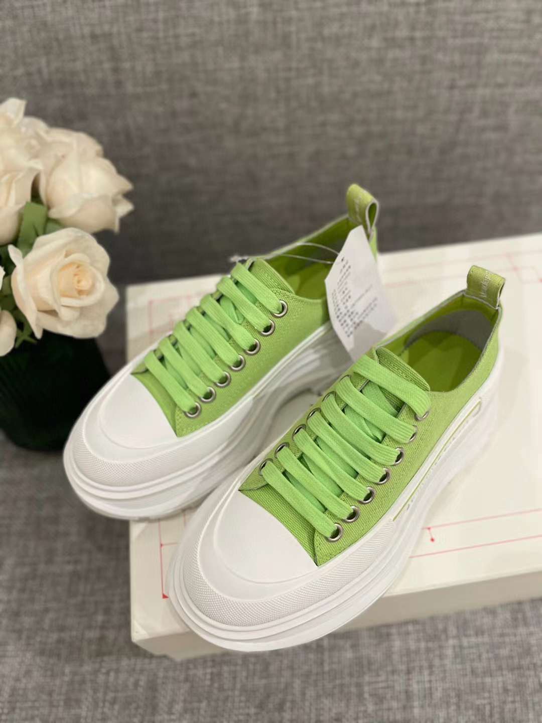 Men Women A*lexander M*cqueen Top Sneaker ( )