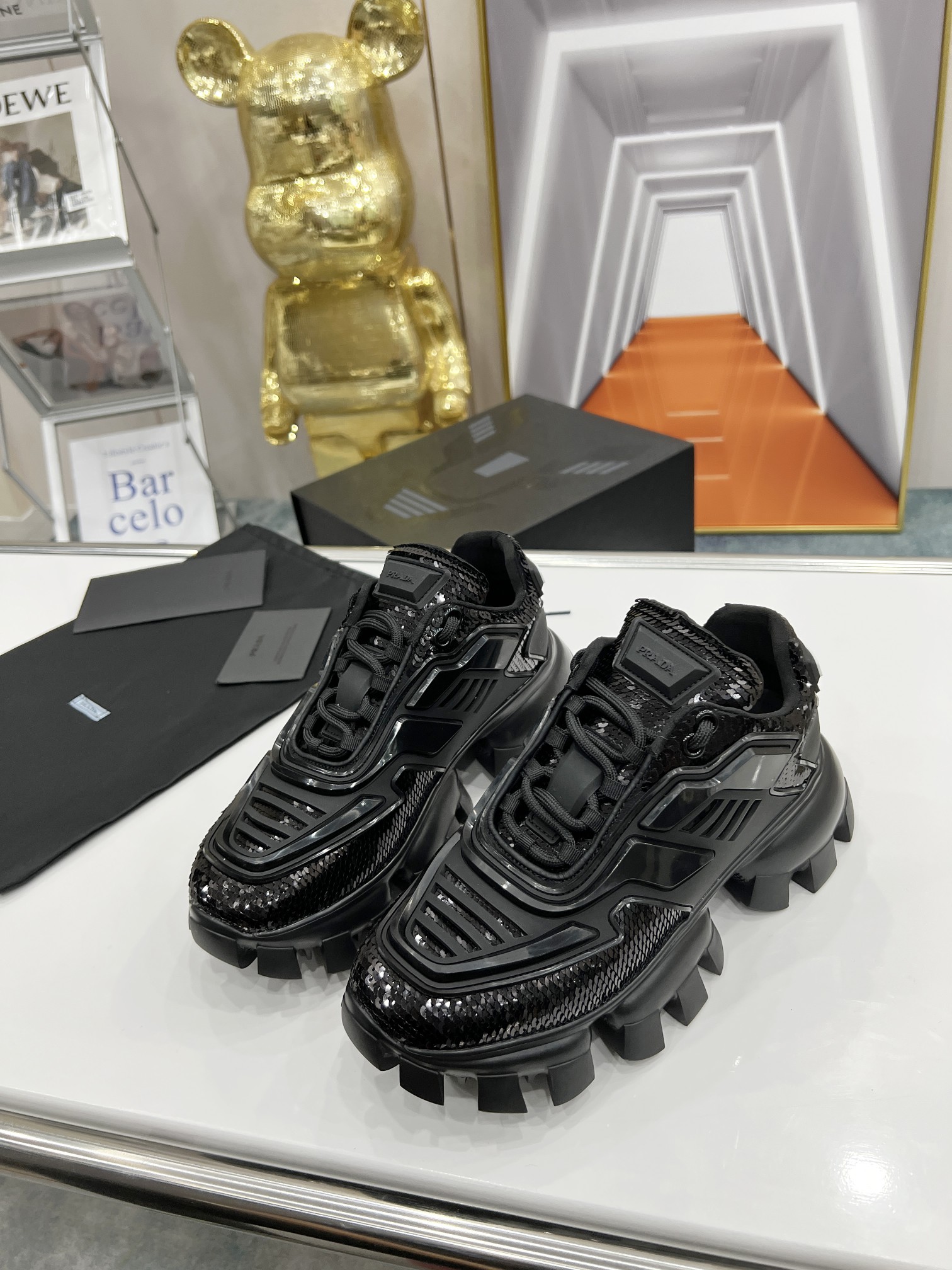 Men P*rada Top Sneaker （ ）