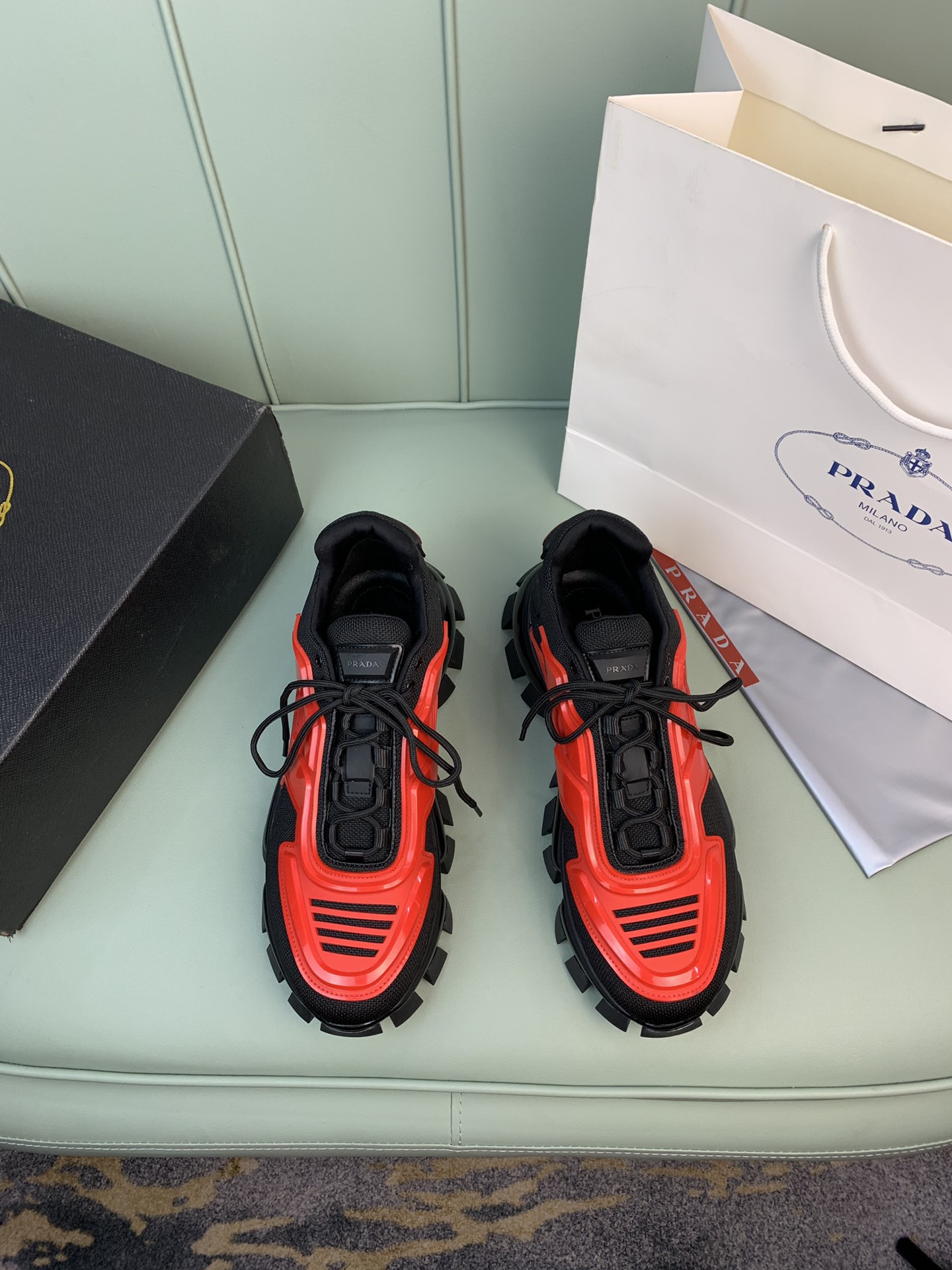 Men P*rada Top Sneaker （ ）