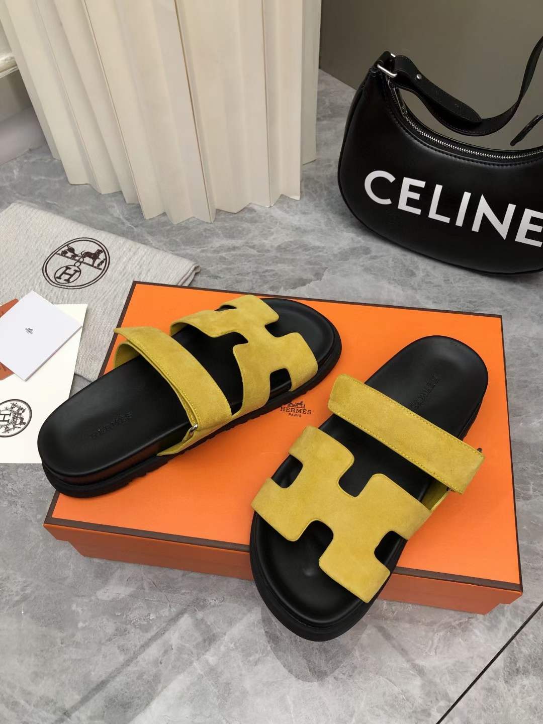 Men Women H*ermes Top Sandals