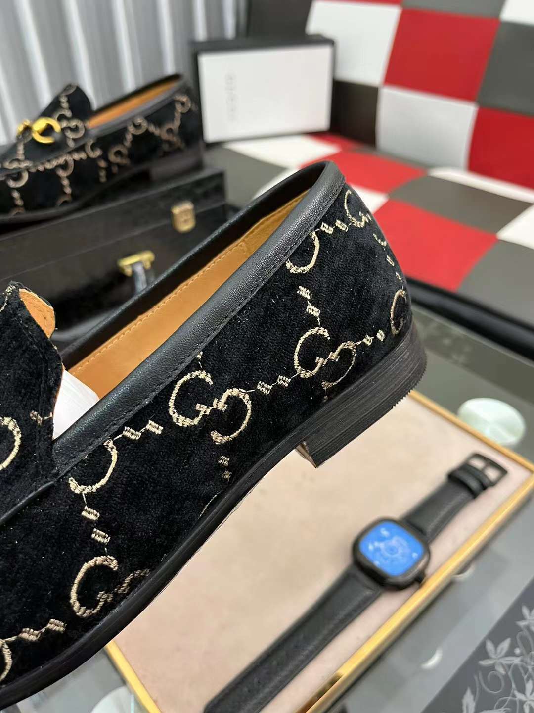 Men G*ucci Top Sneaker