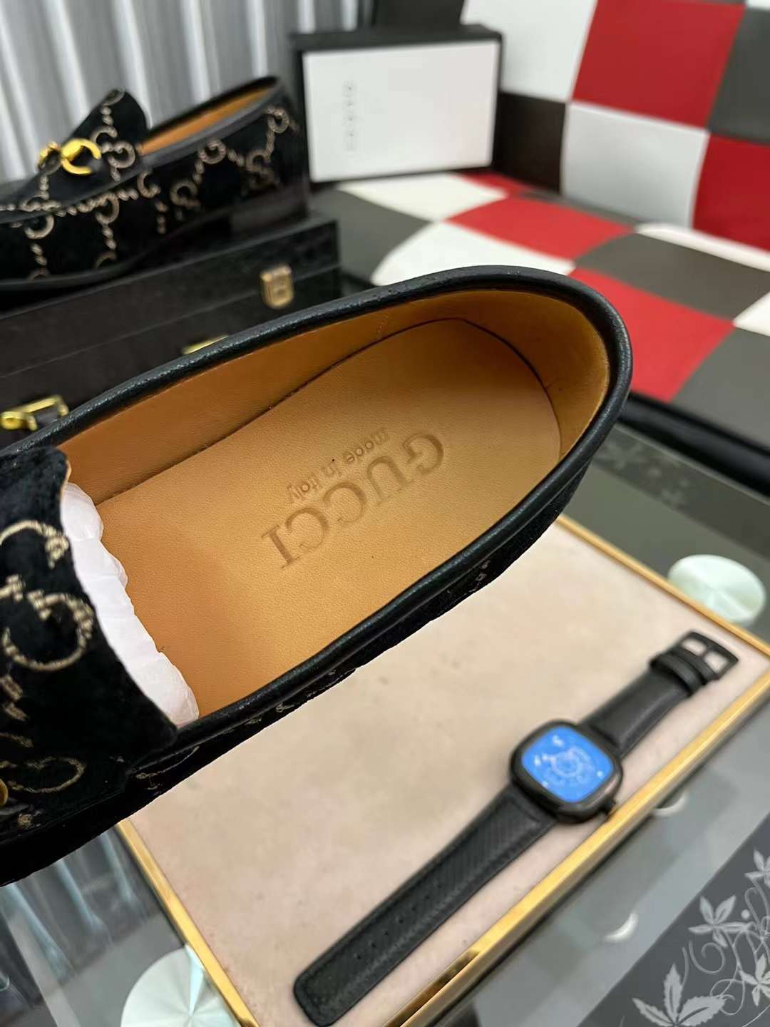 Men G*ucci Top Sneaker