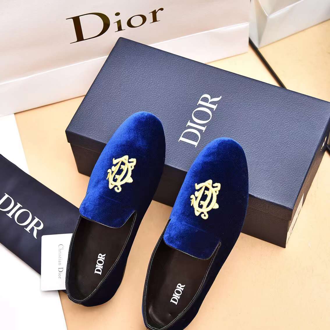 Men D*ior Top Sneaker（）