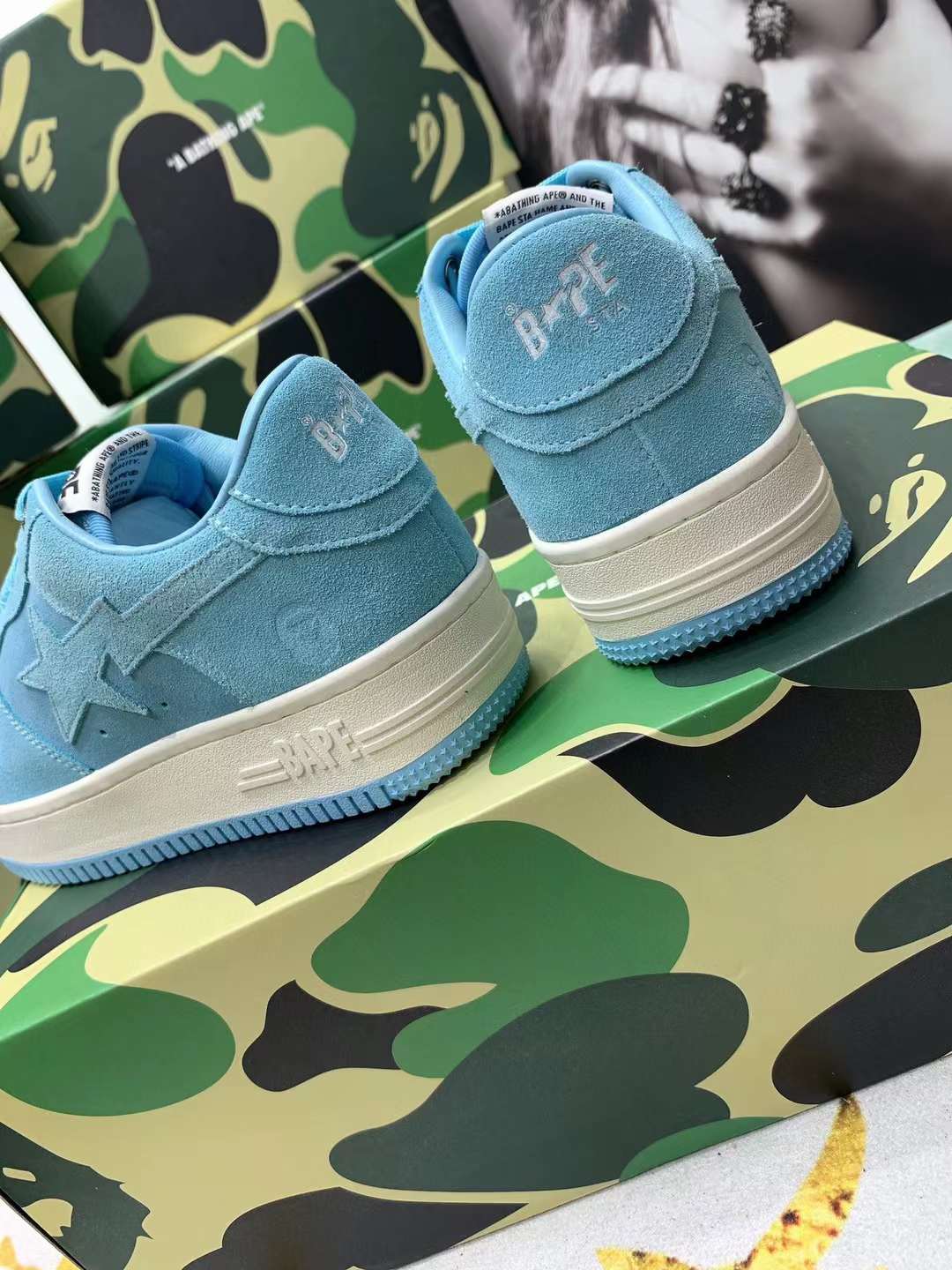 Men Women B*ape sta low Top Sneaker