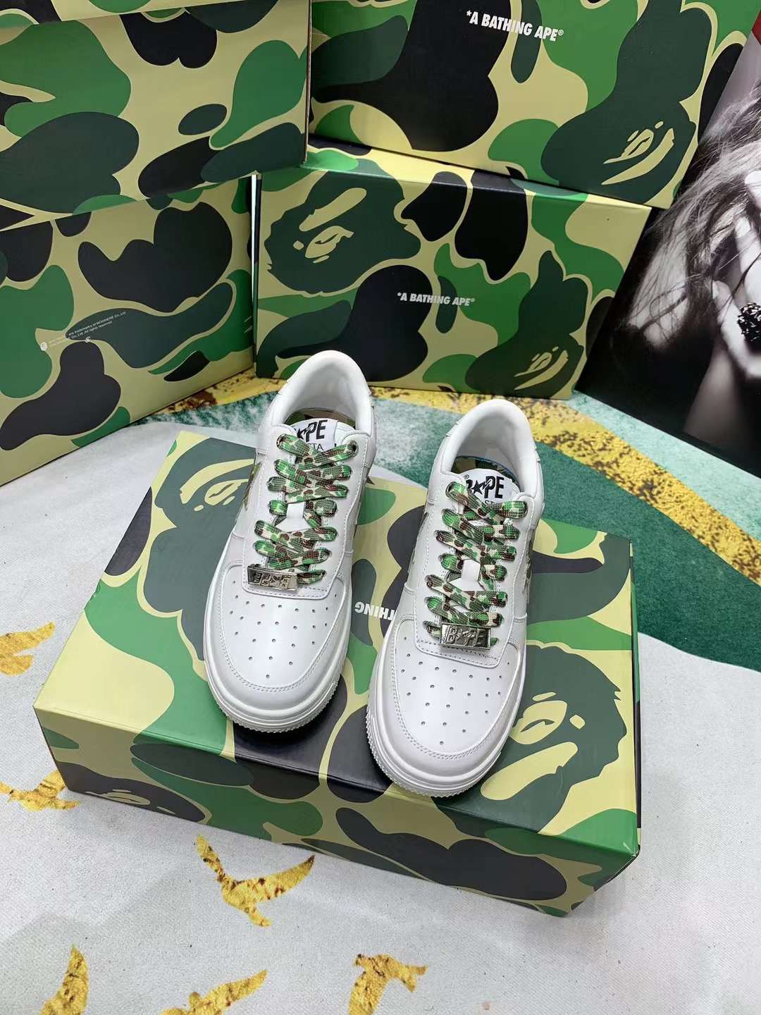 Men Women B*ape Top Sneaker