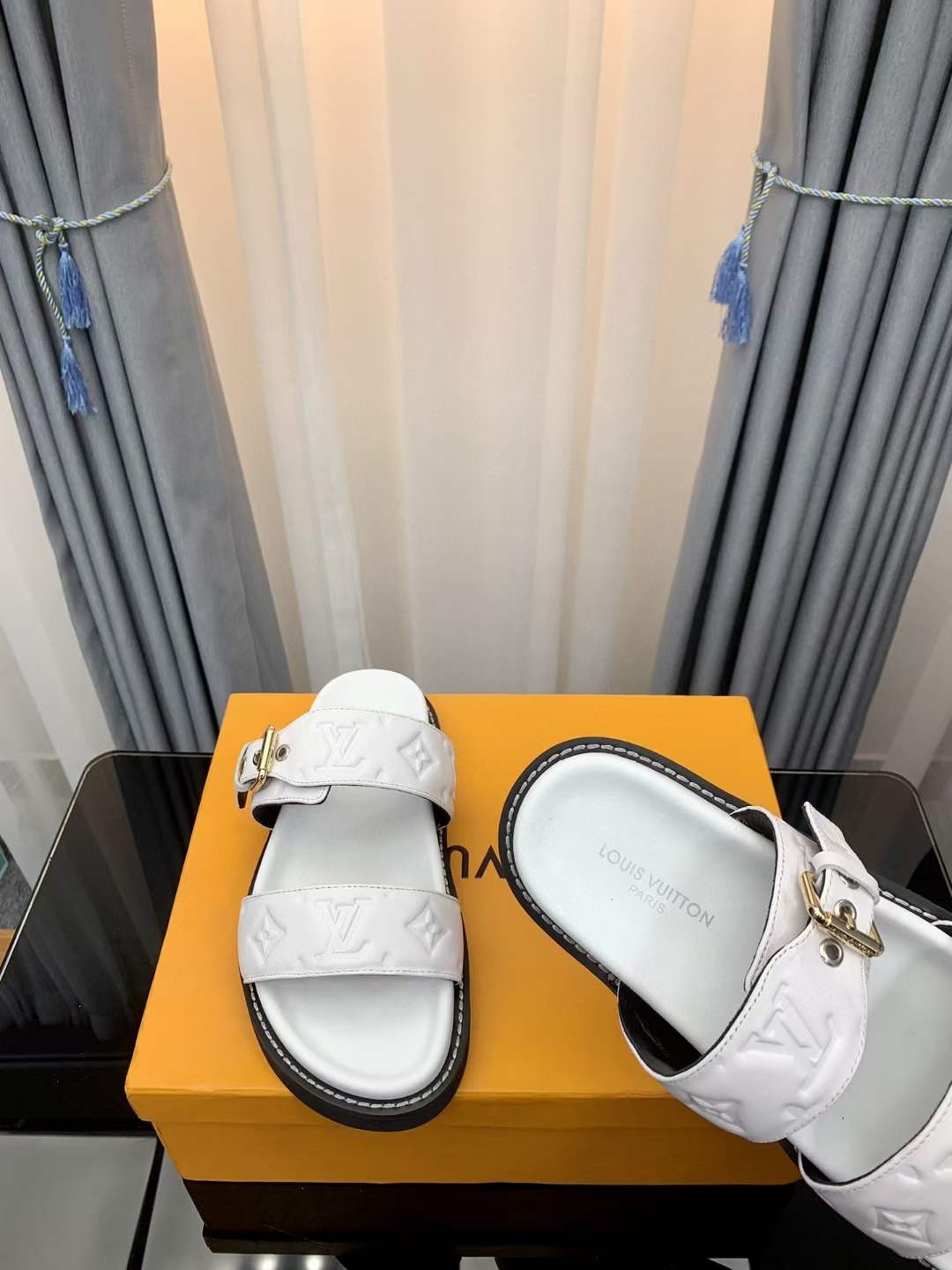 Copy Women Men L*ouis V*uitton Top Slippers