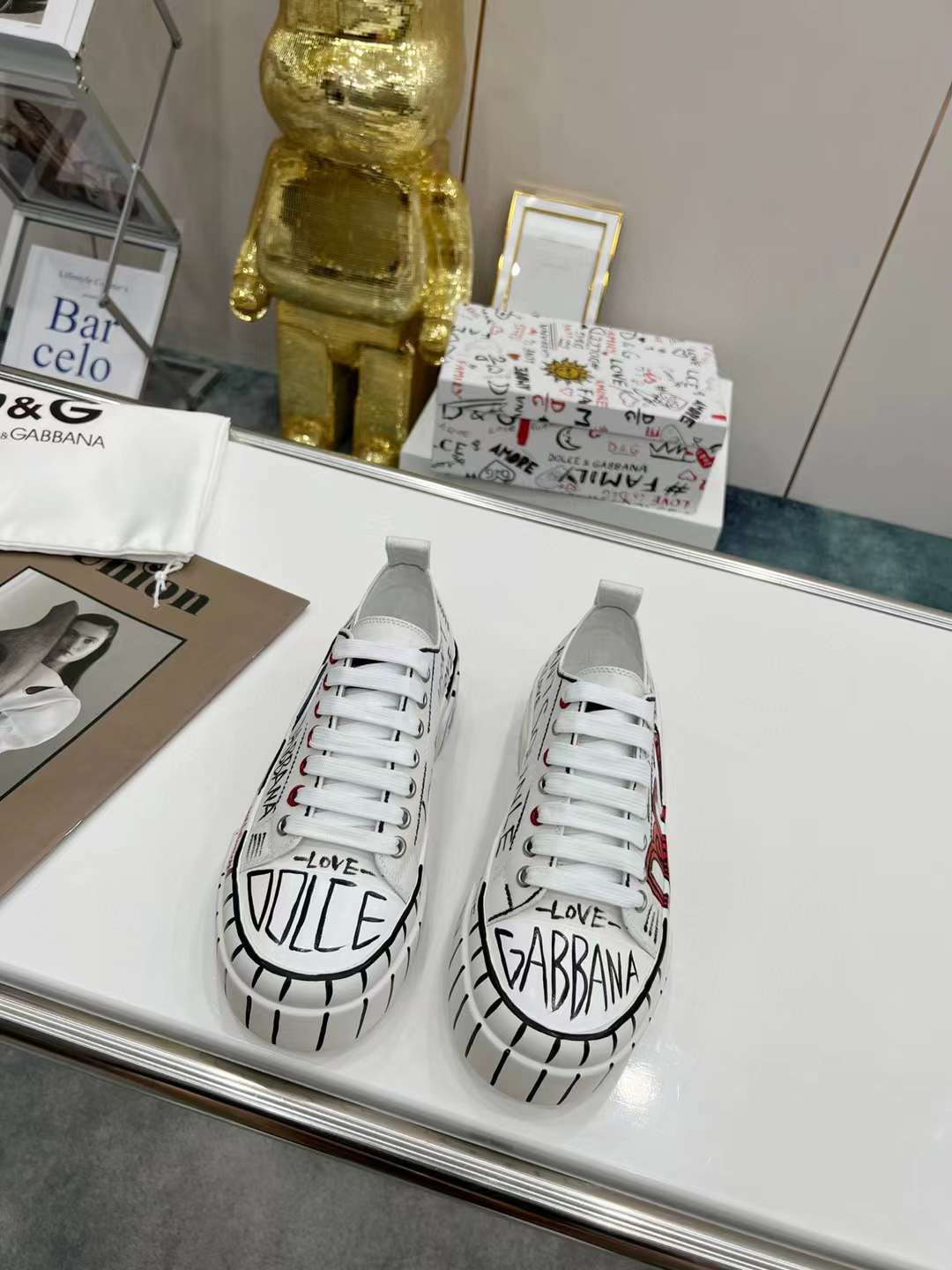 Men Women D*G Top Sneakers