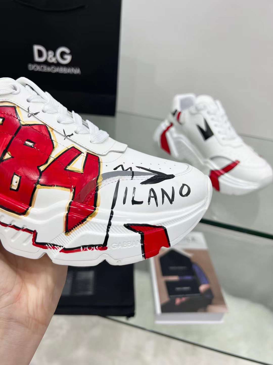 Men Women D*G Top Sneakers