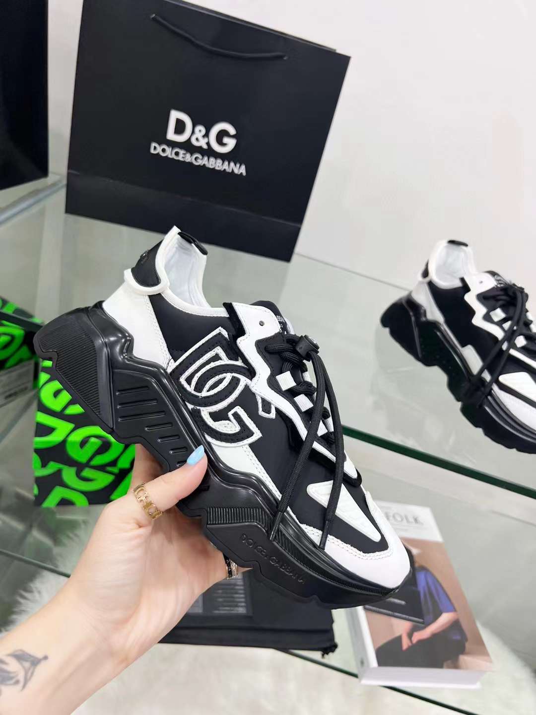 Men Women D*G Top Sneakers