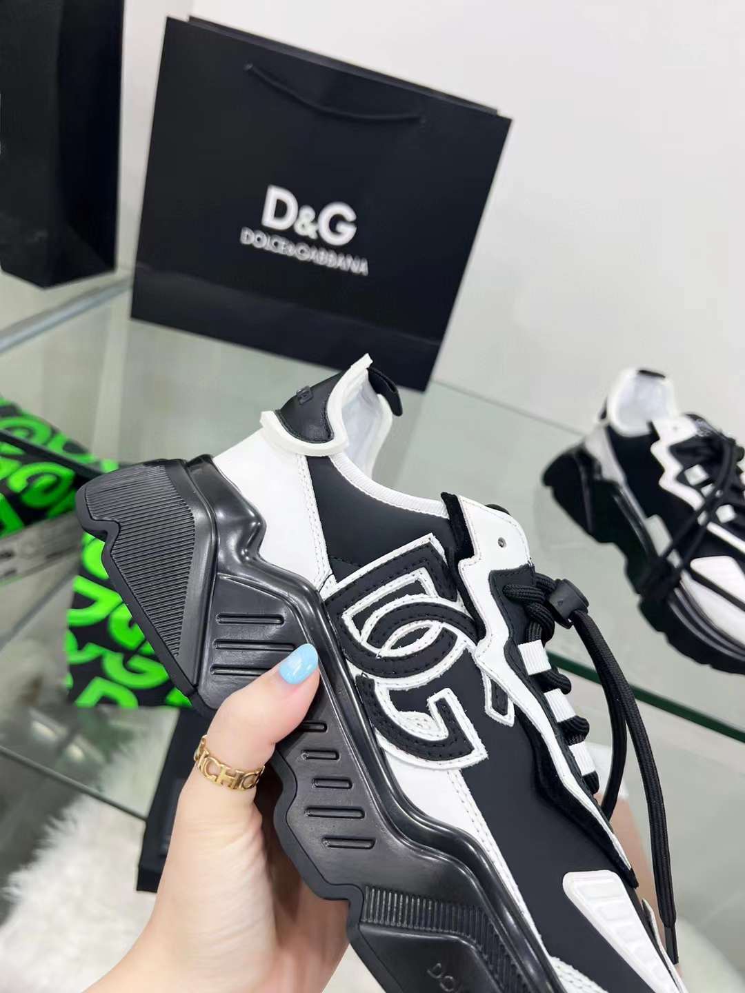 Men Women D*G Top Sneakers