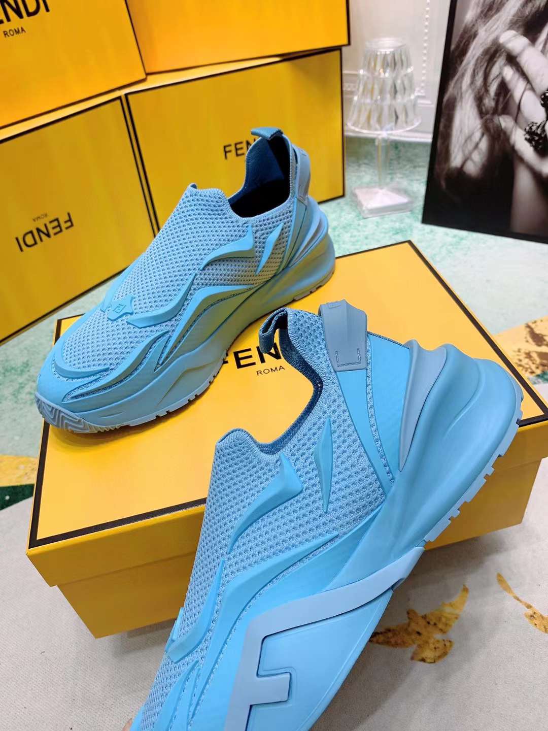 Men Women F*endi Top Sneaker ( )