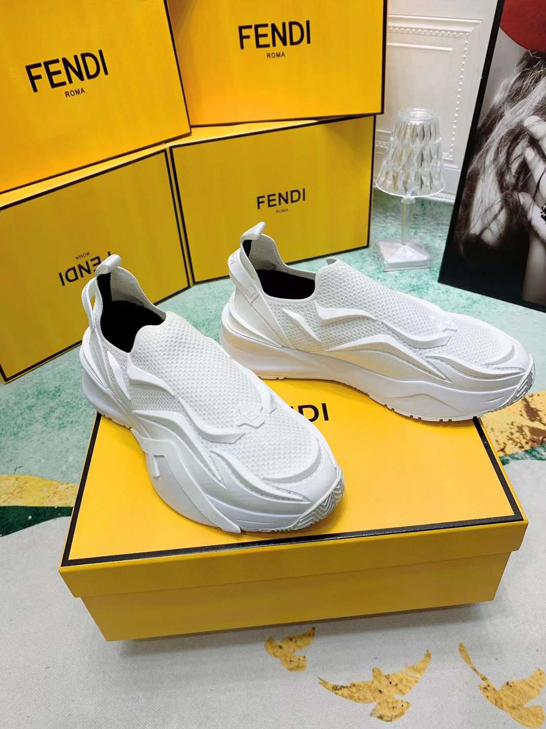 Men Women F*endi Top Sneaker （ ）