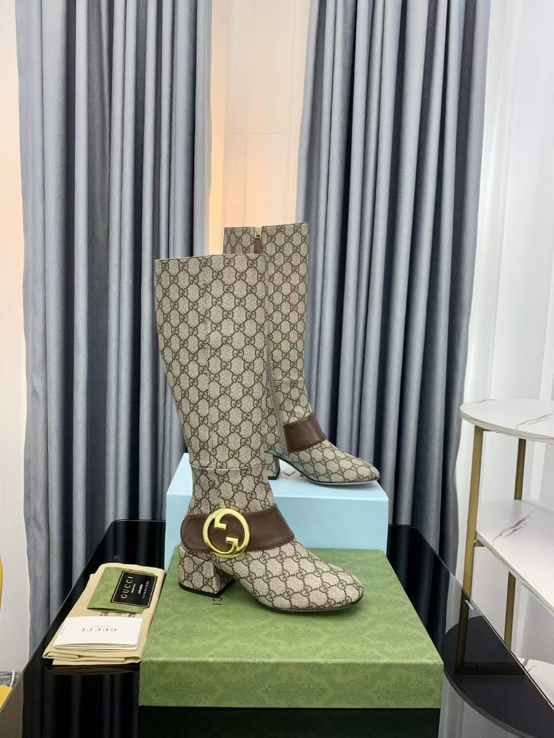 Women G*ucci Top Boots （）