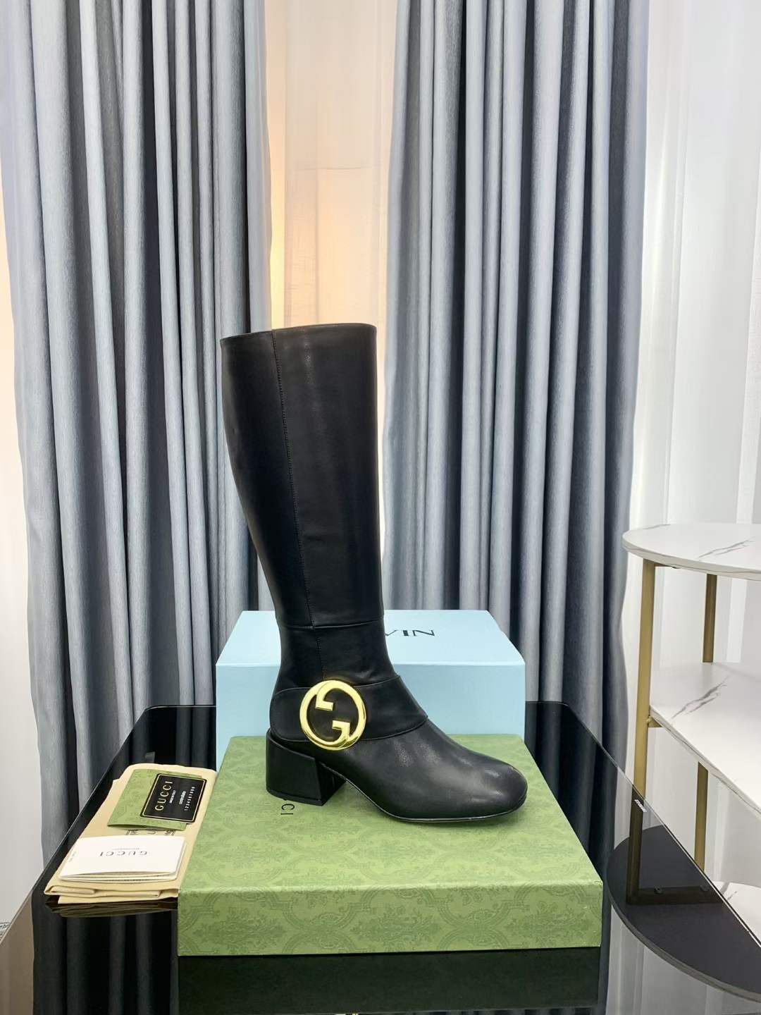 Women G*ucci Top Boots （）