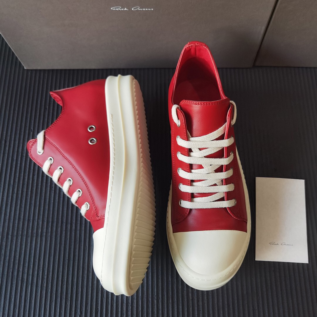 Men Women R*ick O*wens Top Sneaker