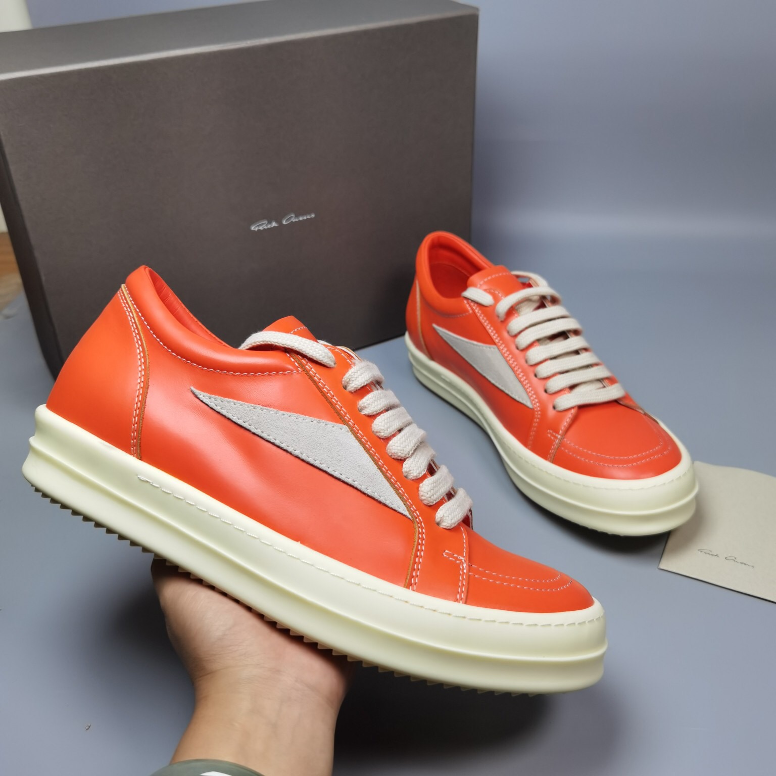 Men Women R*ick O*wens Top Sneaker