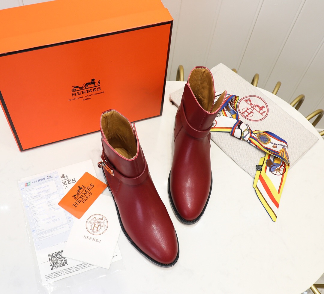 Copy Women H*ermes Top Boots Maikesneakers