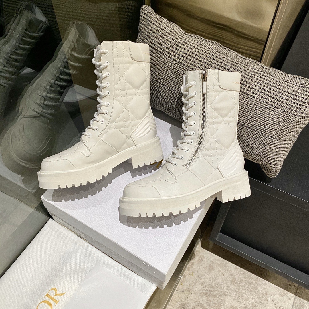 Women D*ior Top Boots Maikesneakers