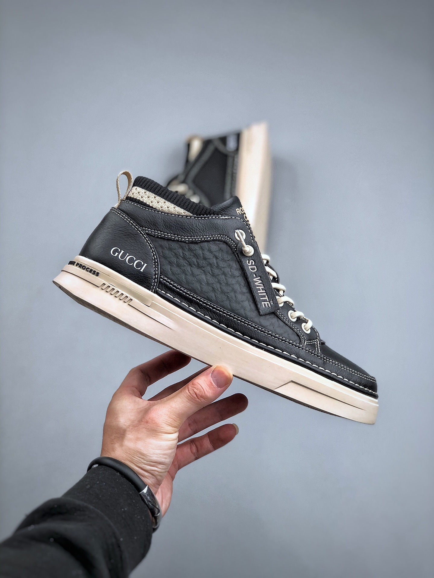 Men G*ucci Top Sneaker