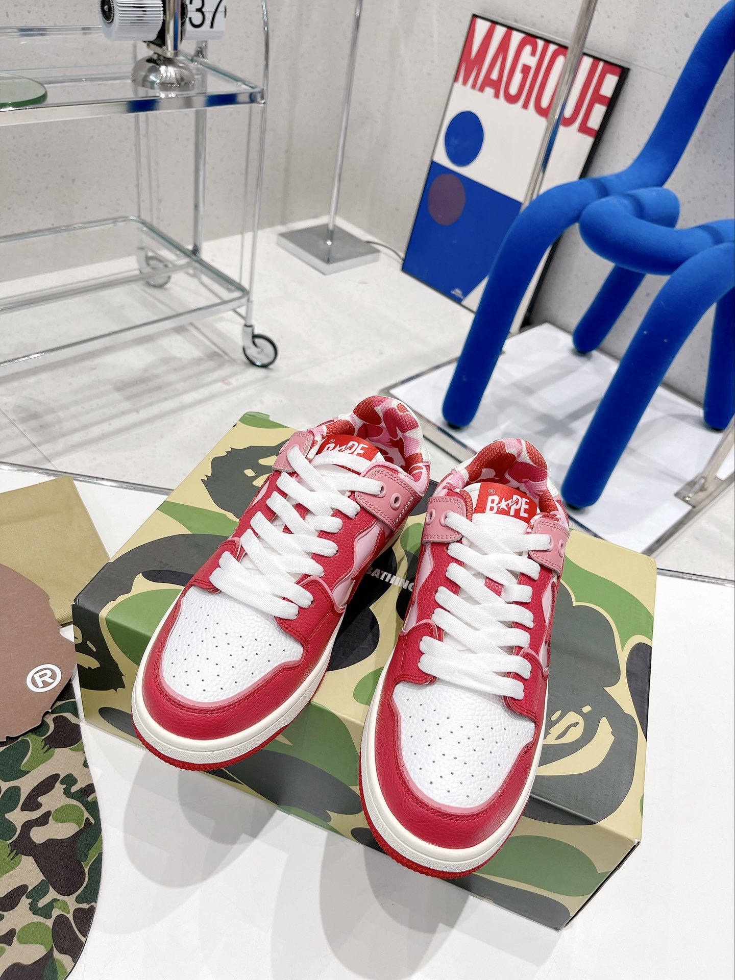 Men Women B*ape sta to low Top Sneaker