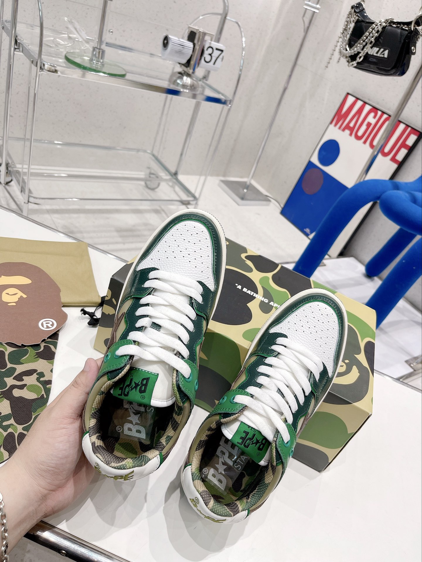 Men Women B*ape sta to low Top Sneaker