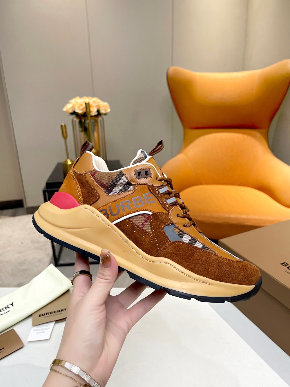 Men B*rberry Sneaker （）