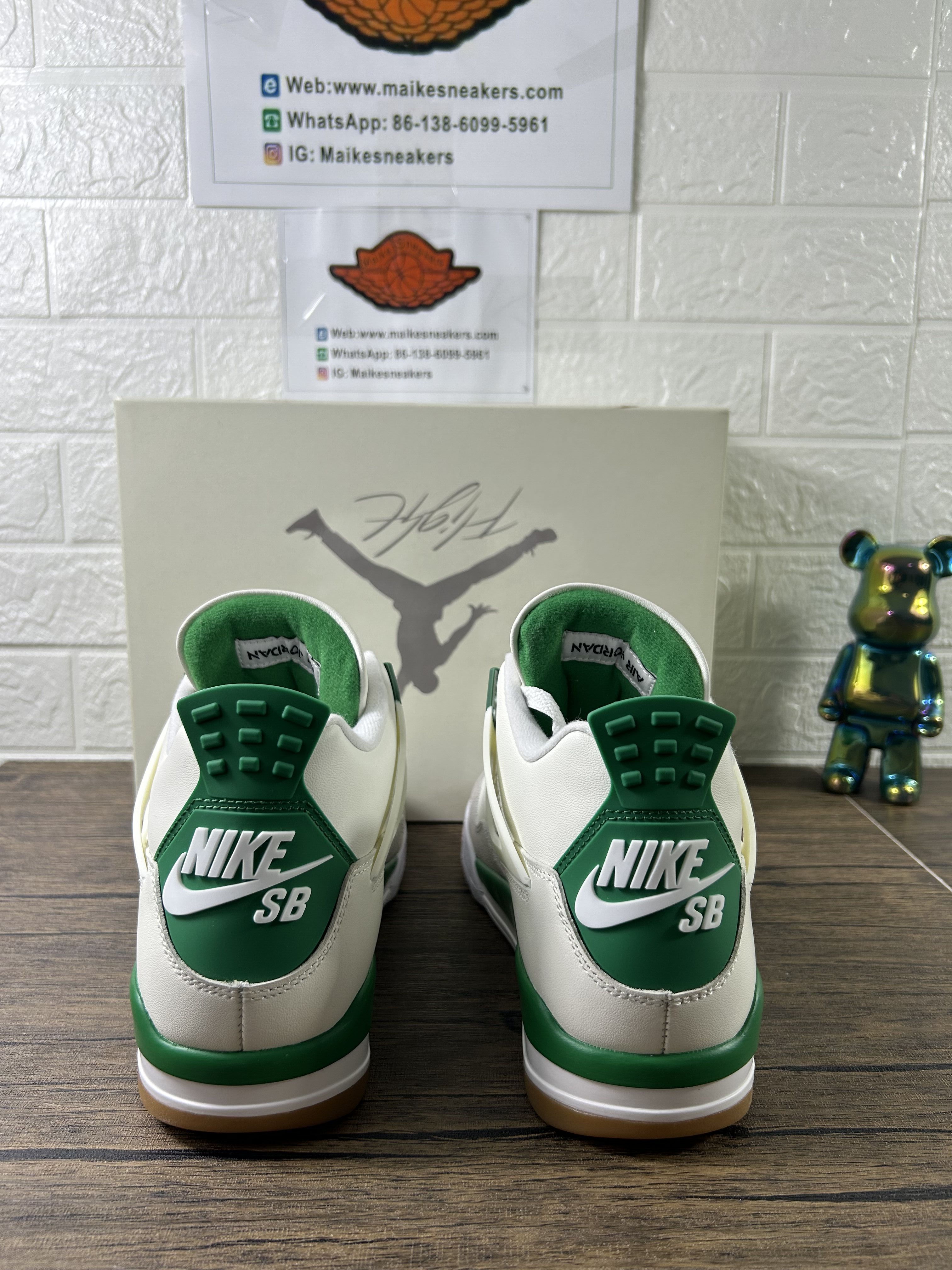 Nike Air Jordan 4 aj4 Pine Green