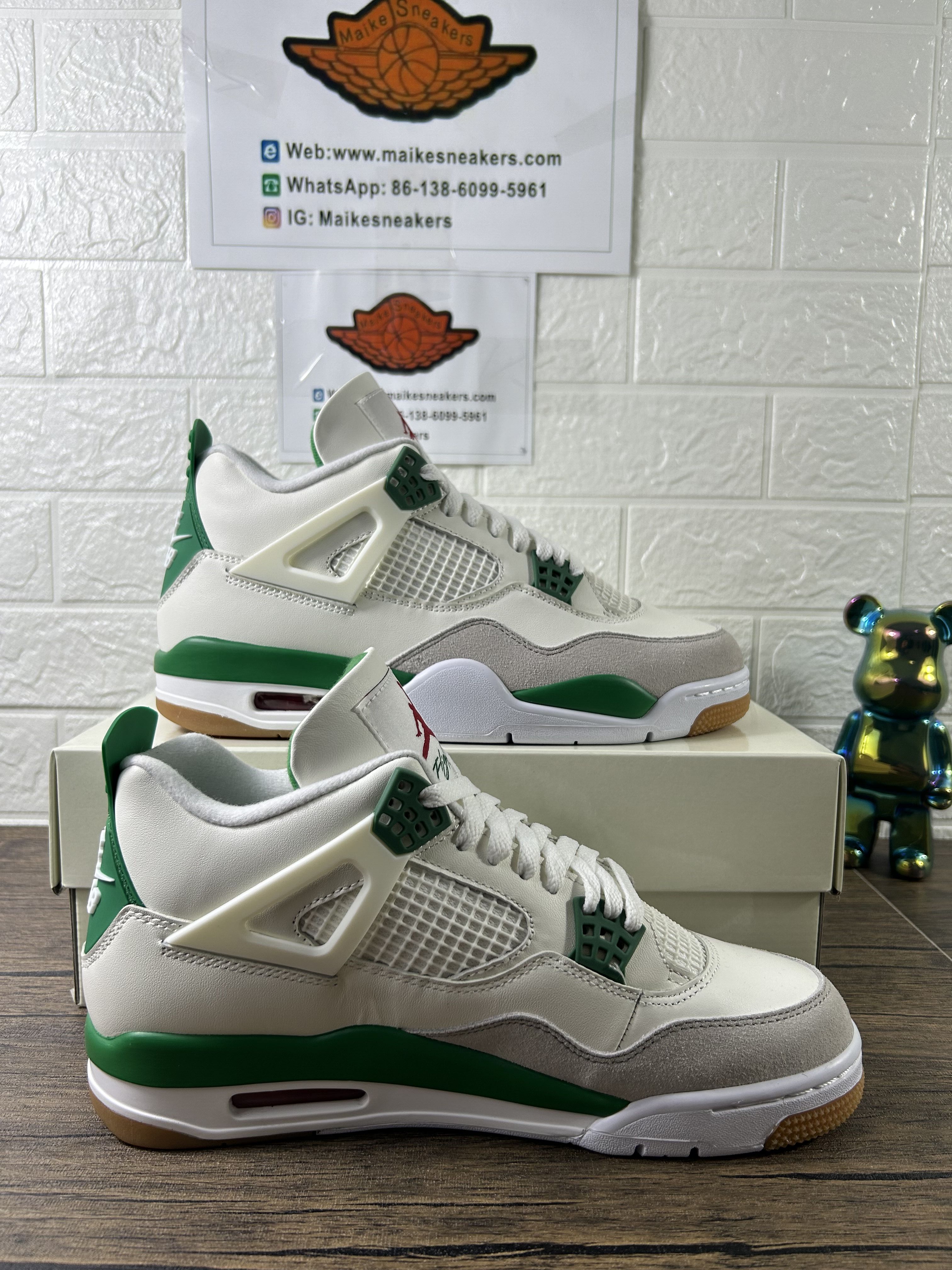 Nike Air Jordan 4 aj4 Pine Green