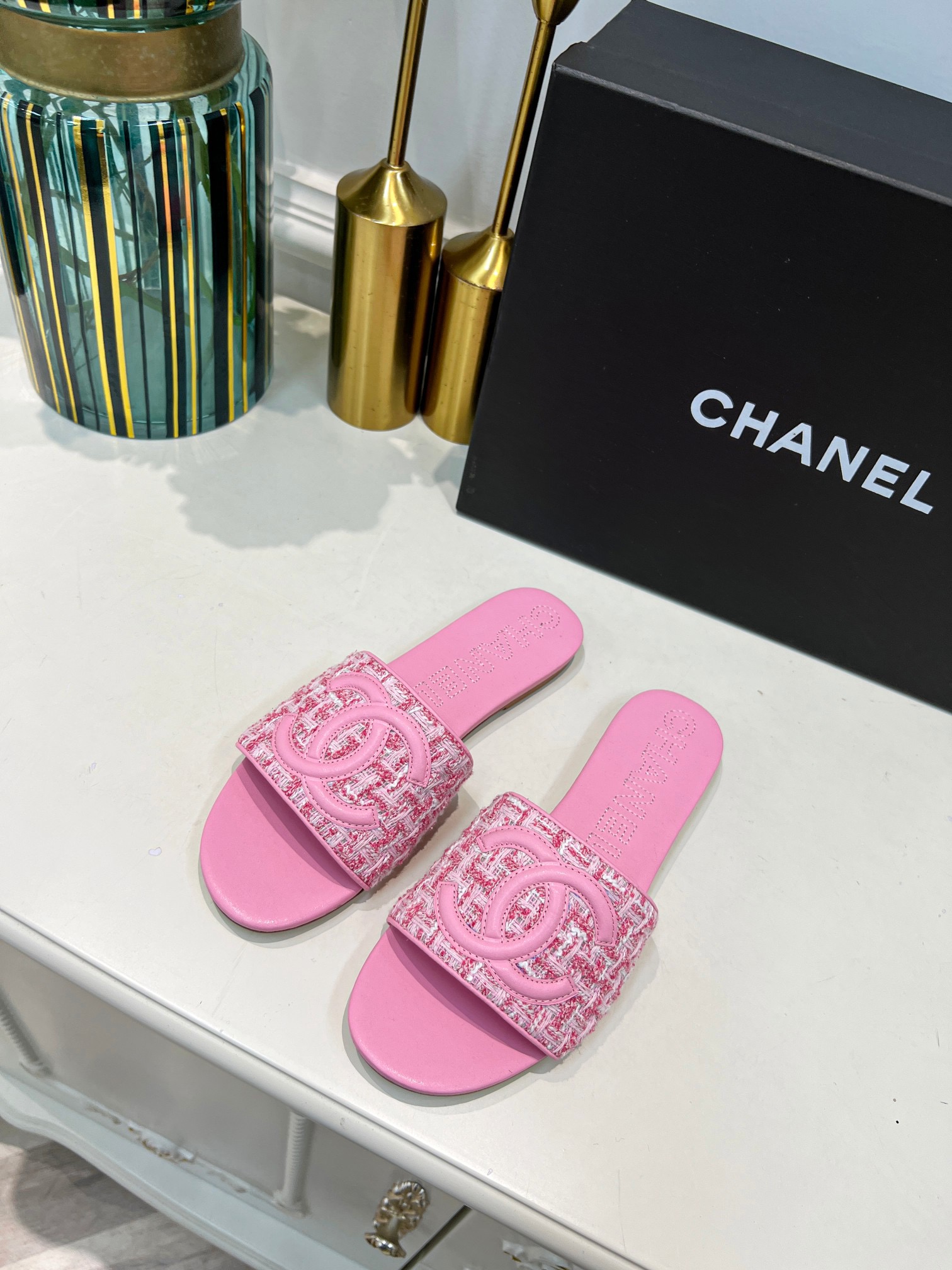 Women C*hanel Top Sandals