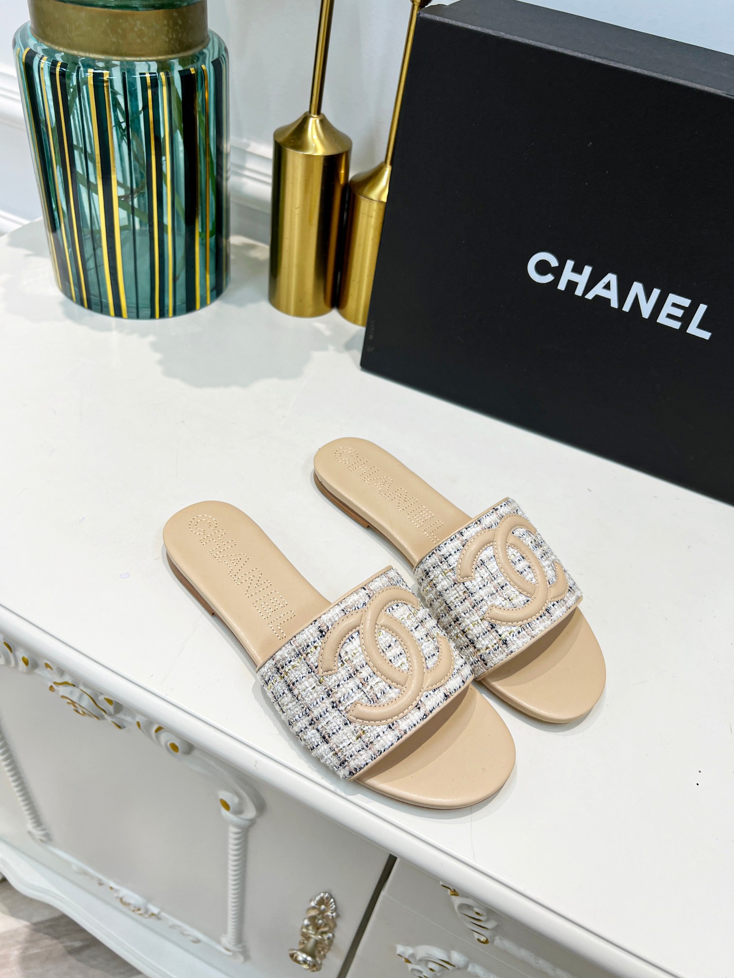 Women C*hanel Top Sandals