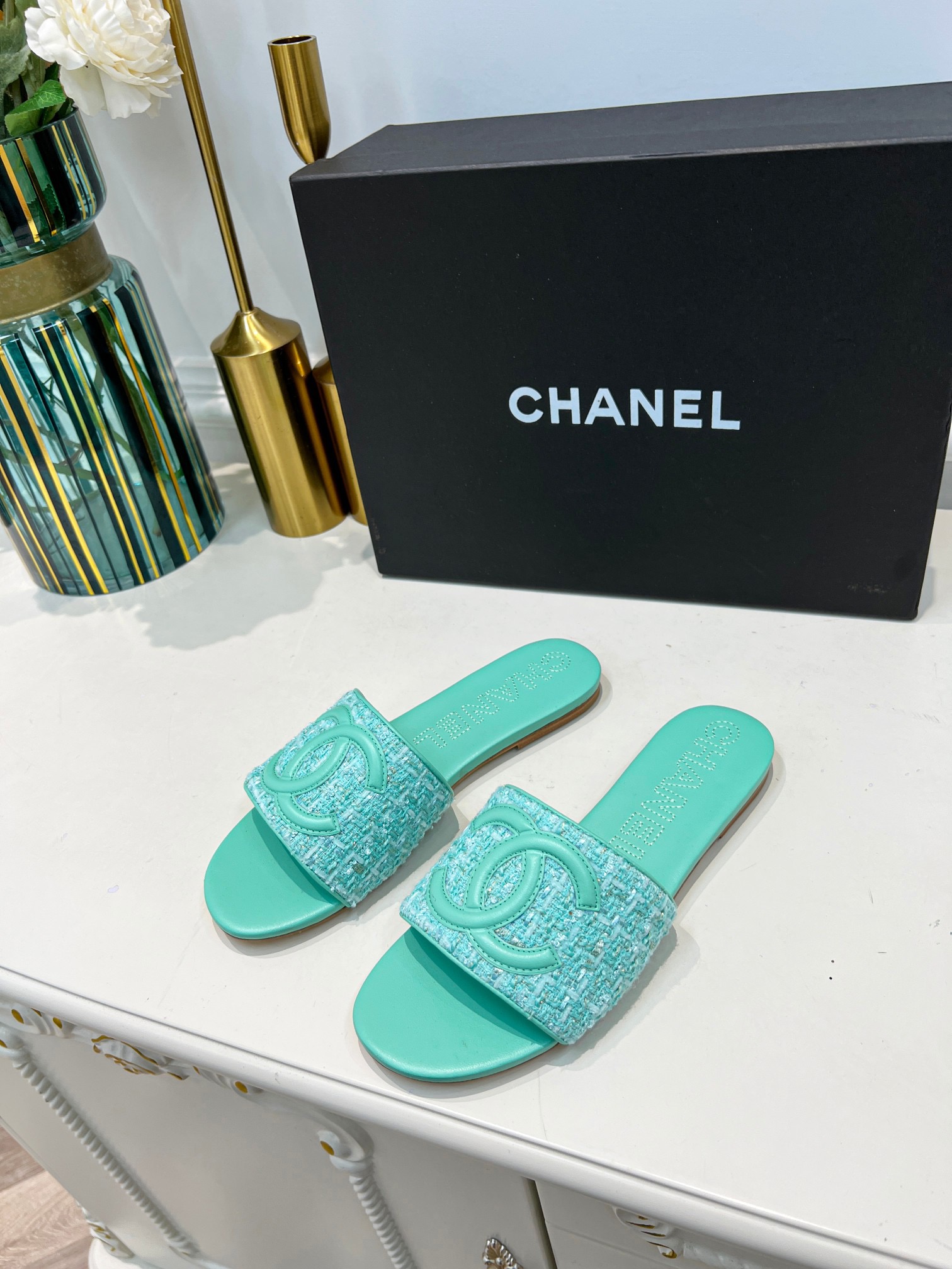 Women C*hanel Top Sandals