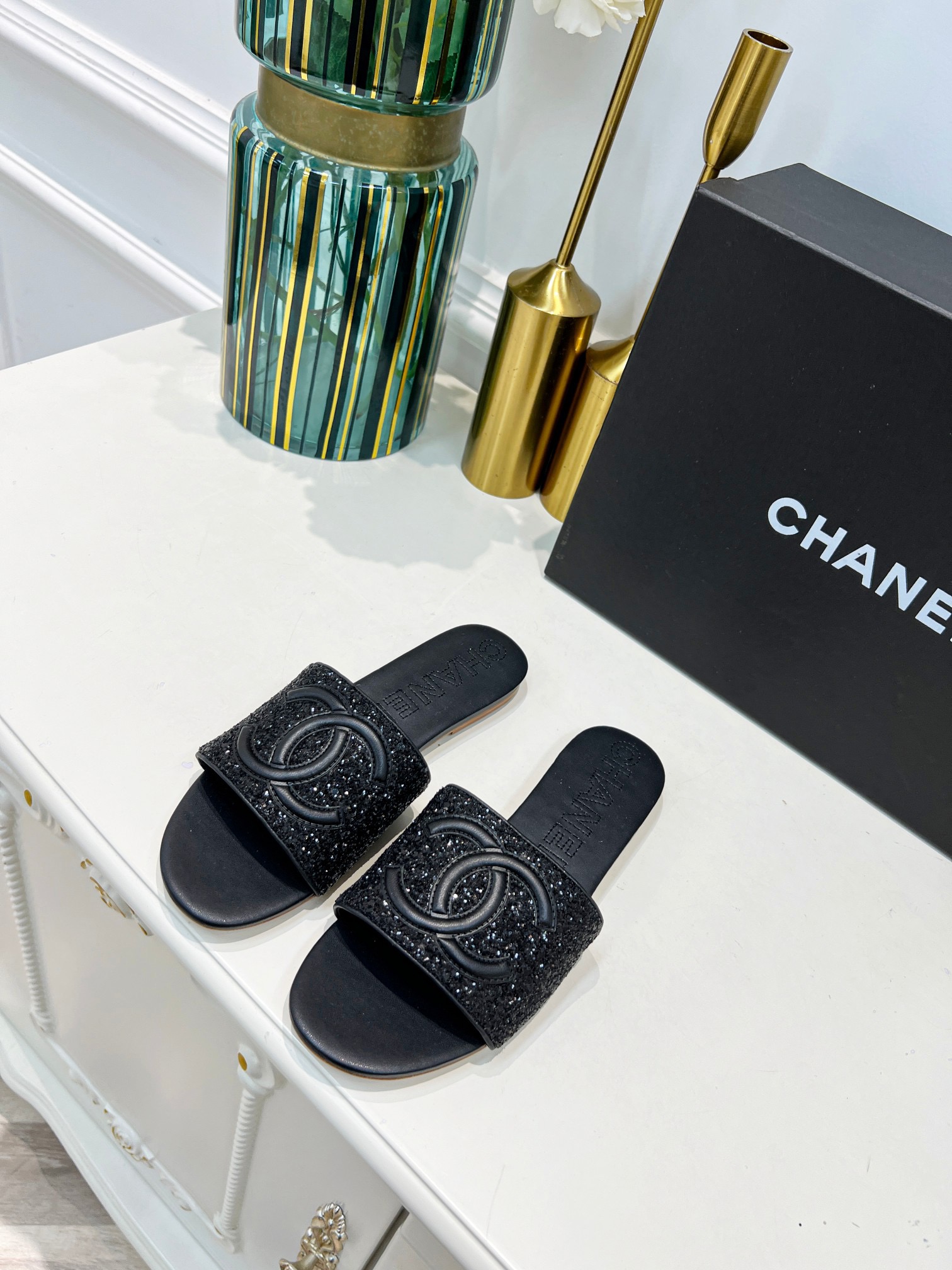 Women C*hanel Top Sandals