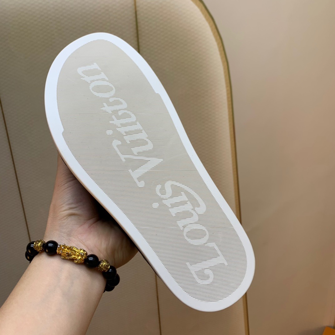 Men L*ouis V*uitton Top Slippers