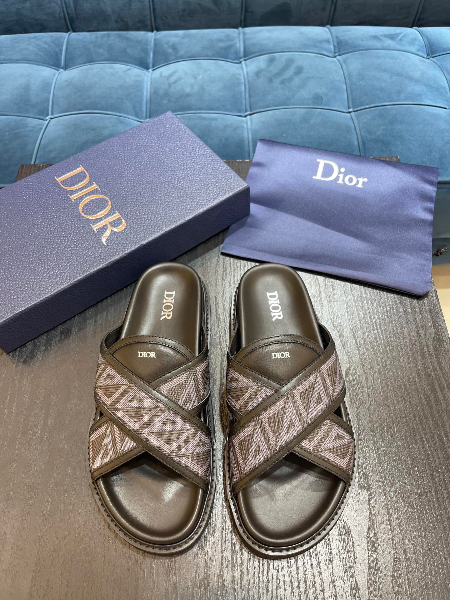 Men D*ior Top Quality slippers