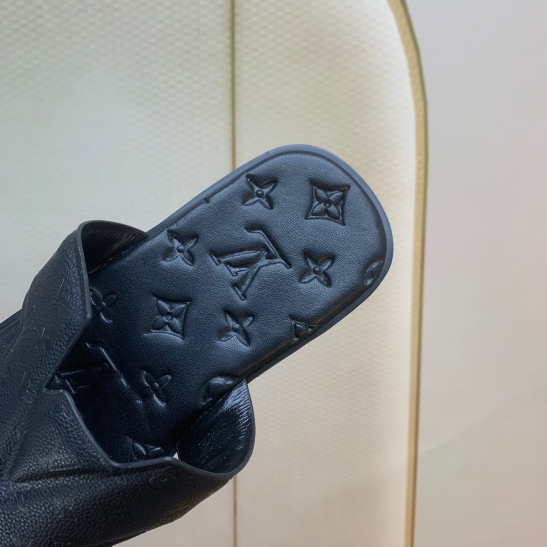 Men L*ouis V*uitton Top Slippers
