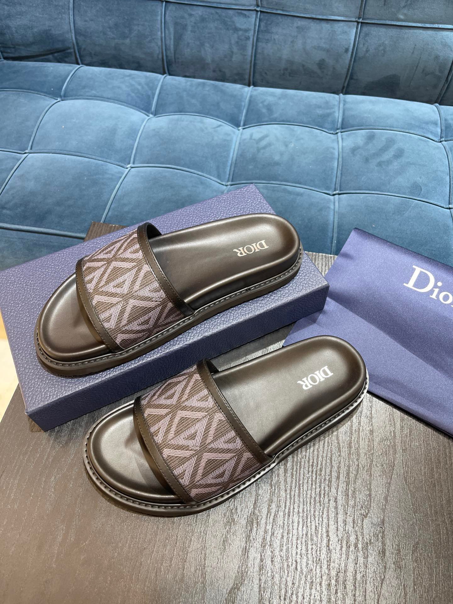 Men D*ior Top Quality slippers