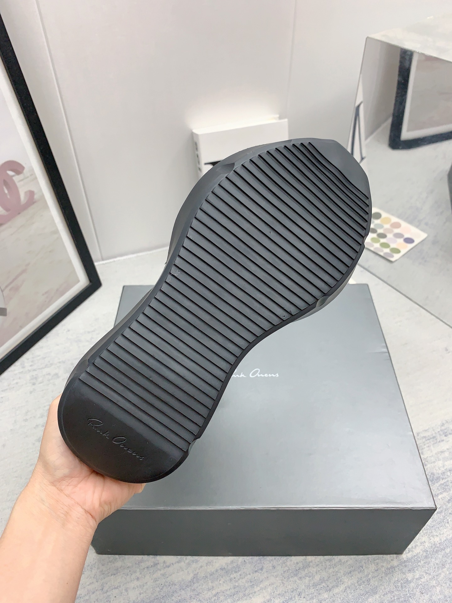 Men Women R*ick O*wens Top Sneaker