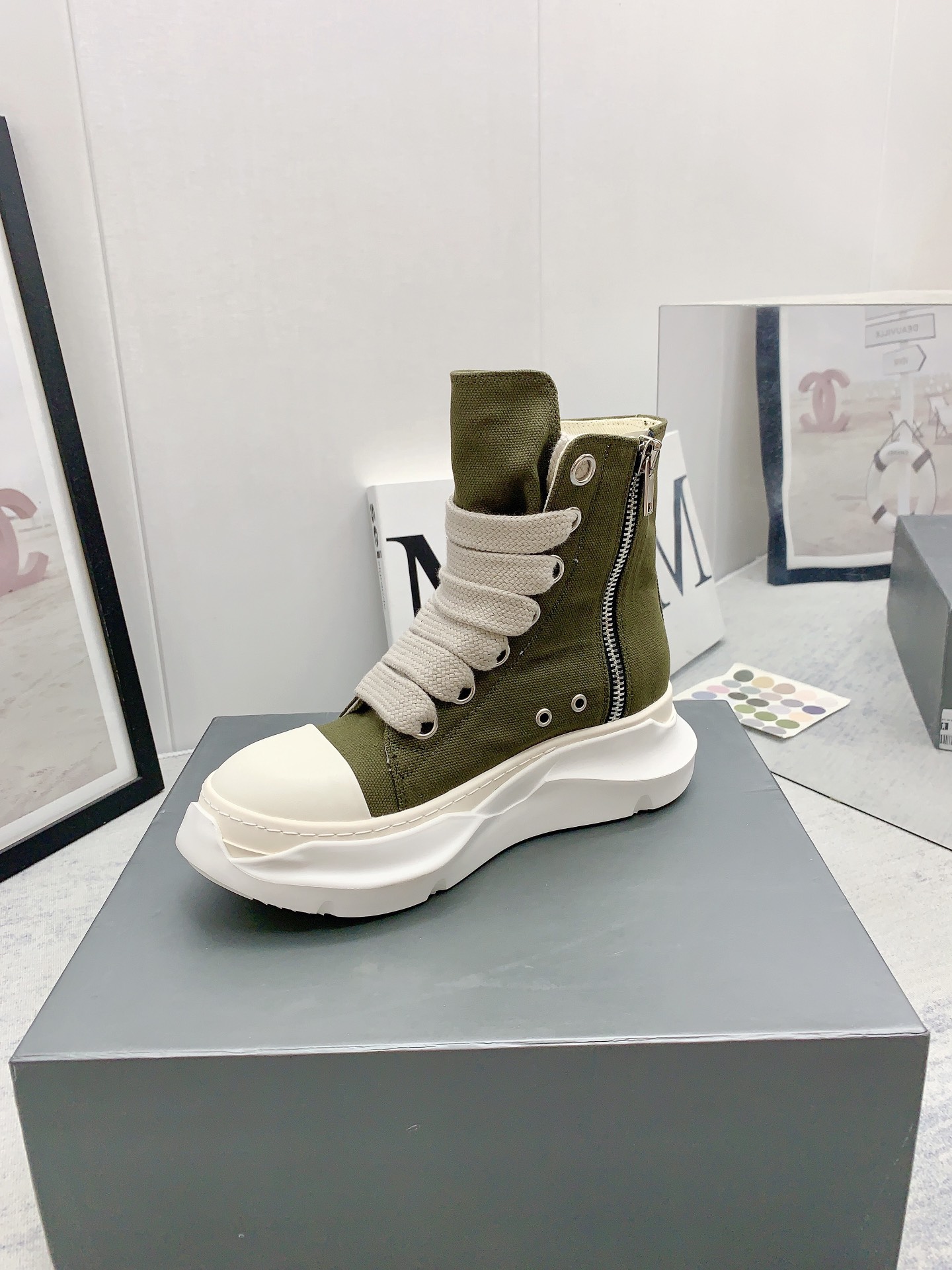 Men Women R*ick O*wens Top Sneaker