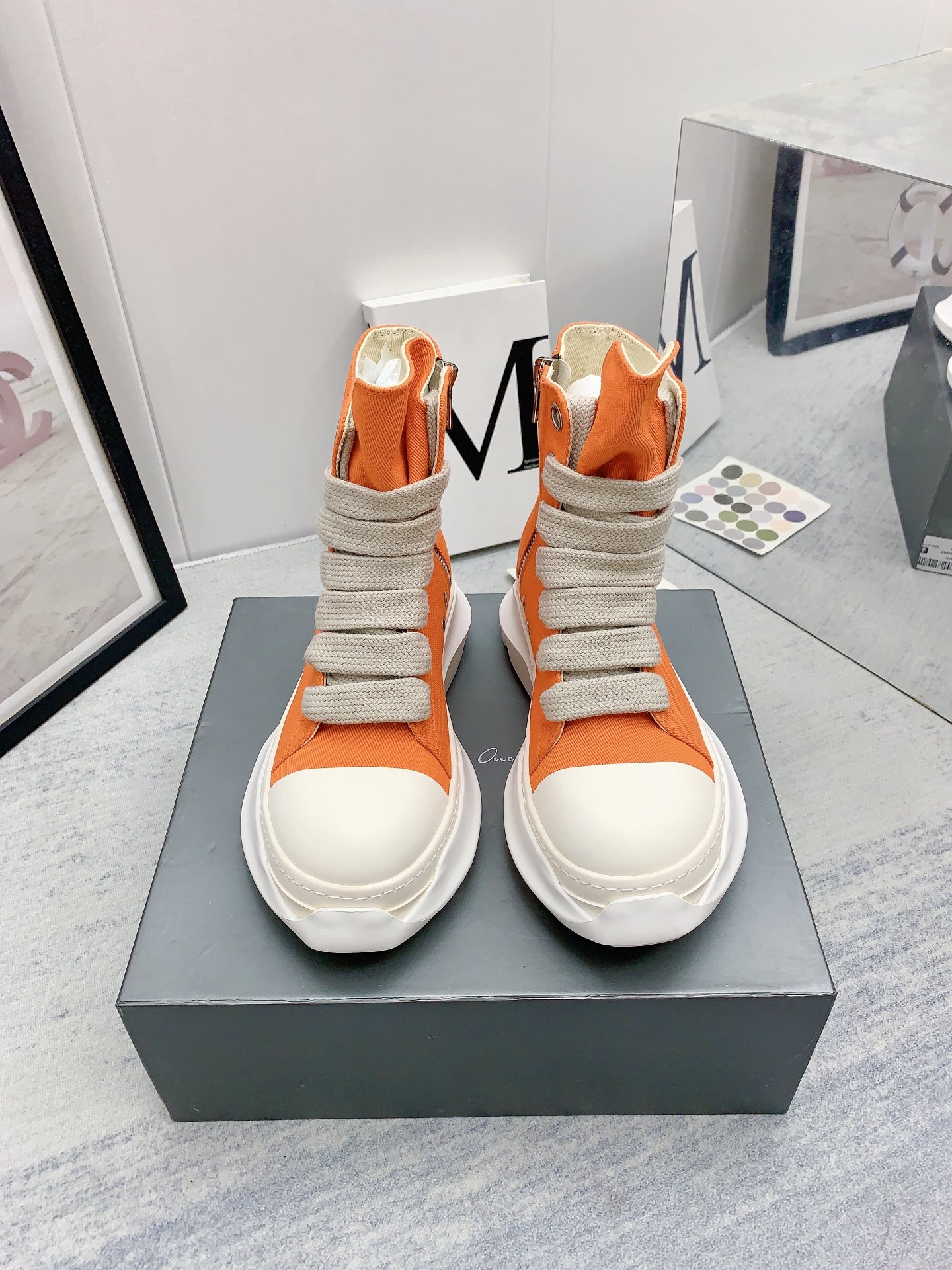 Men Women R*ick O*wens Top Sneaker