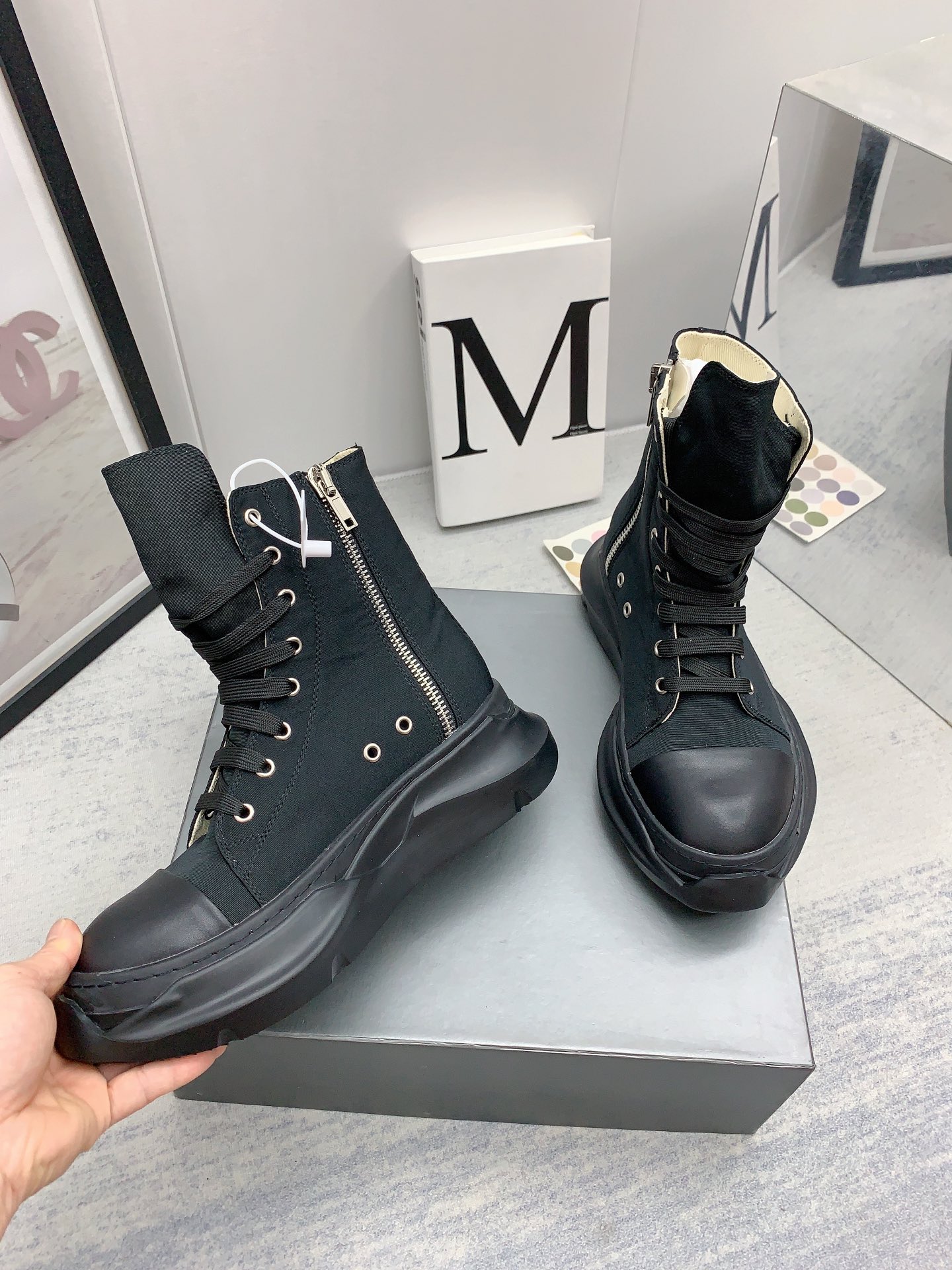 Men Women R*ick O*wens Top Sneaker