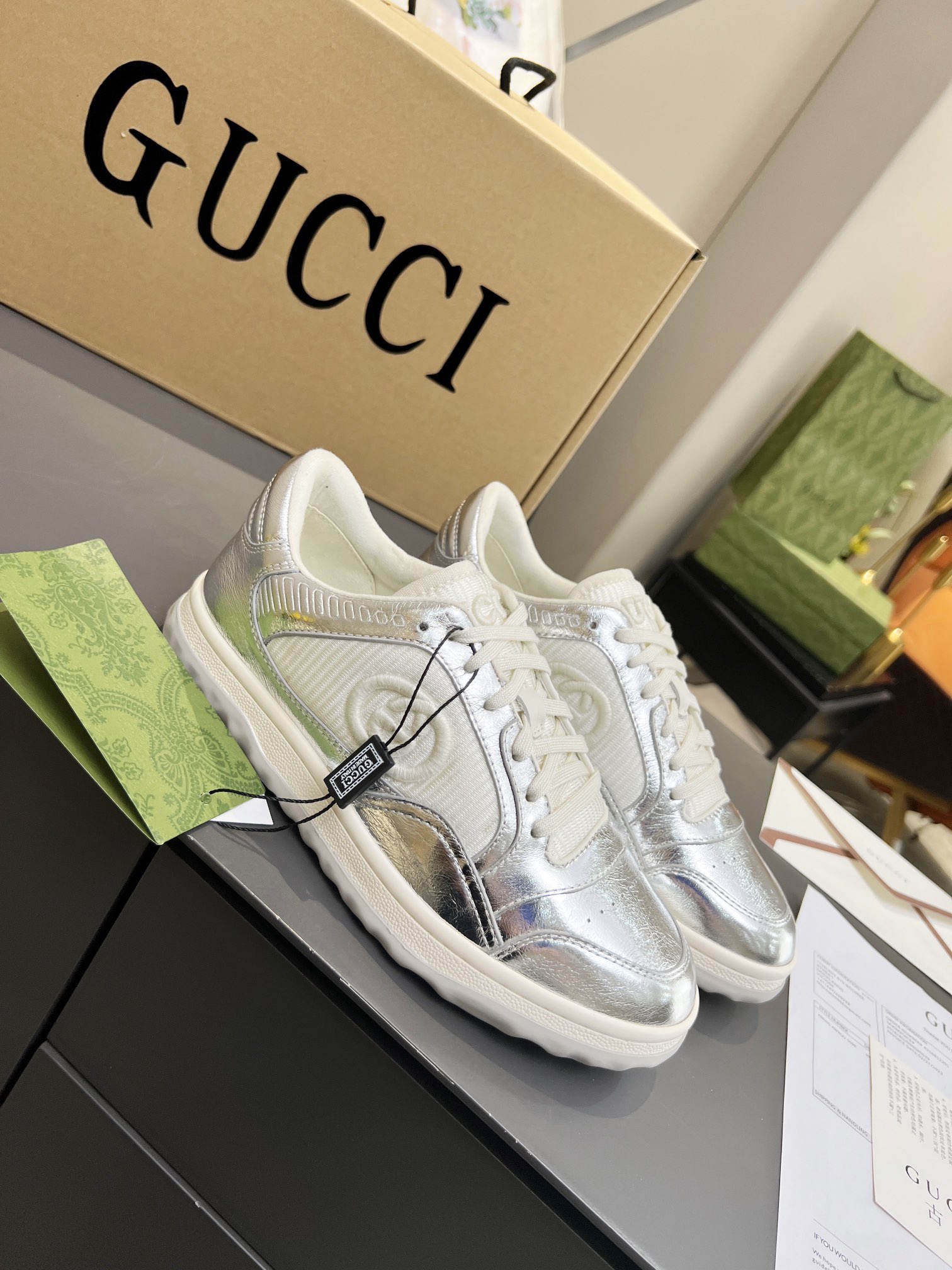 Men Women G*ucci Top Sneaker