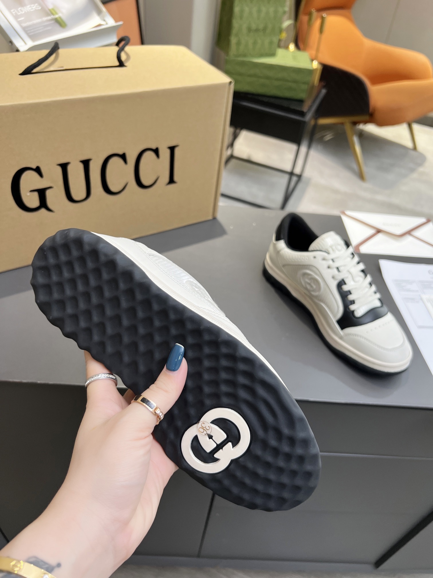 Men Women G*ucci Top Sneaker