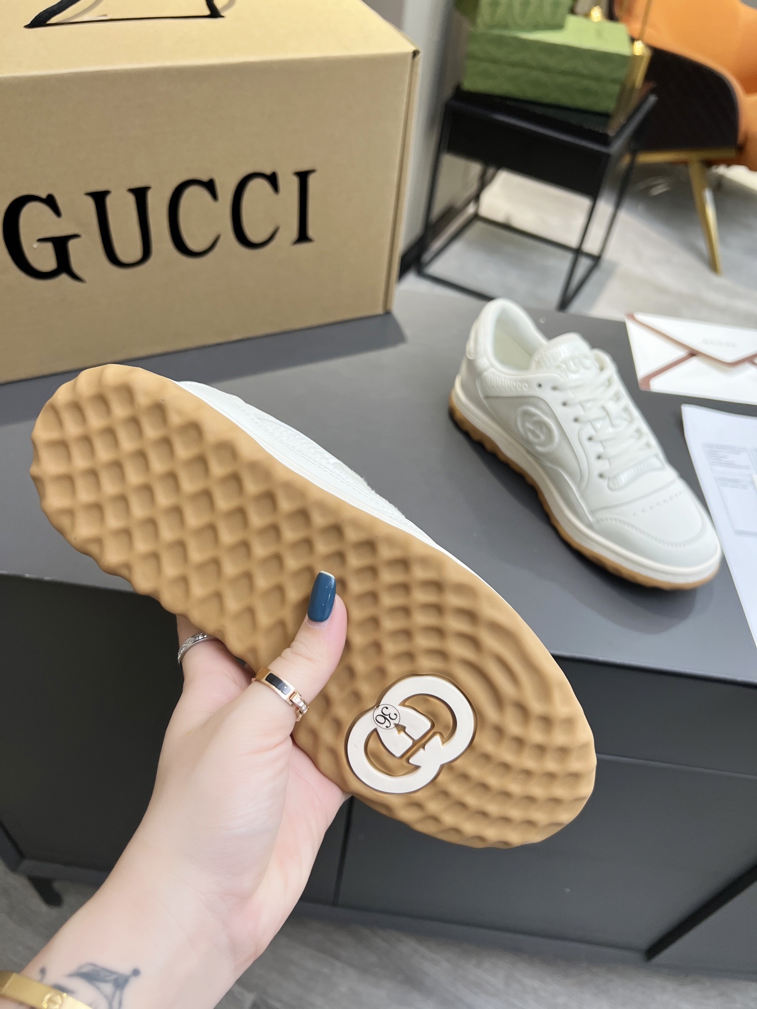 Men Women G*ucci Top Sneaker