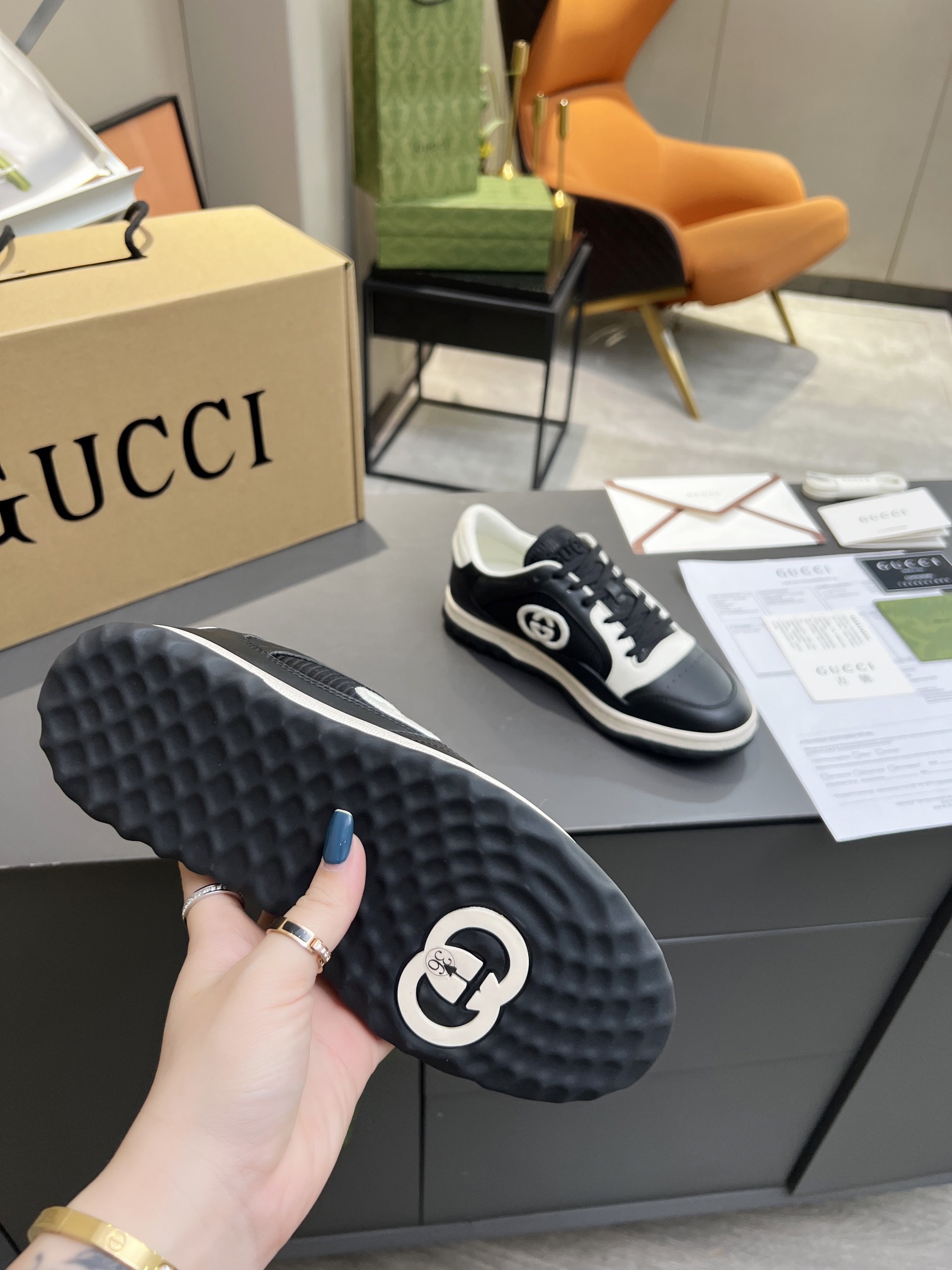 Men Women G*ucci Top Sneaker