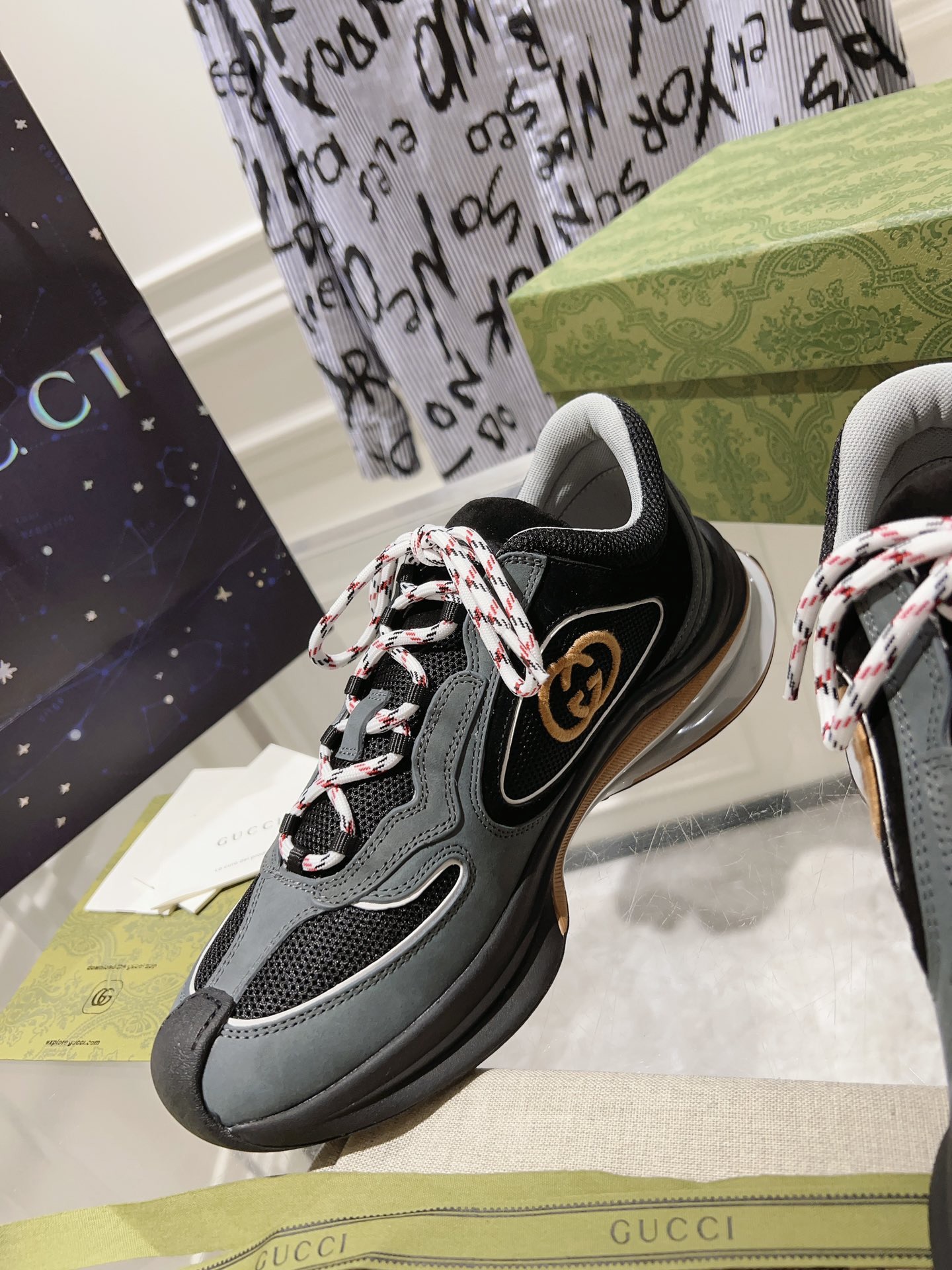 Men Women G*ucci Top Sneaker