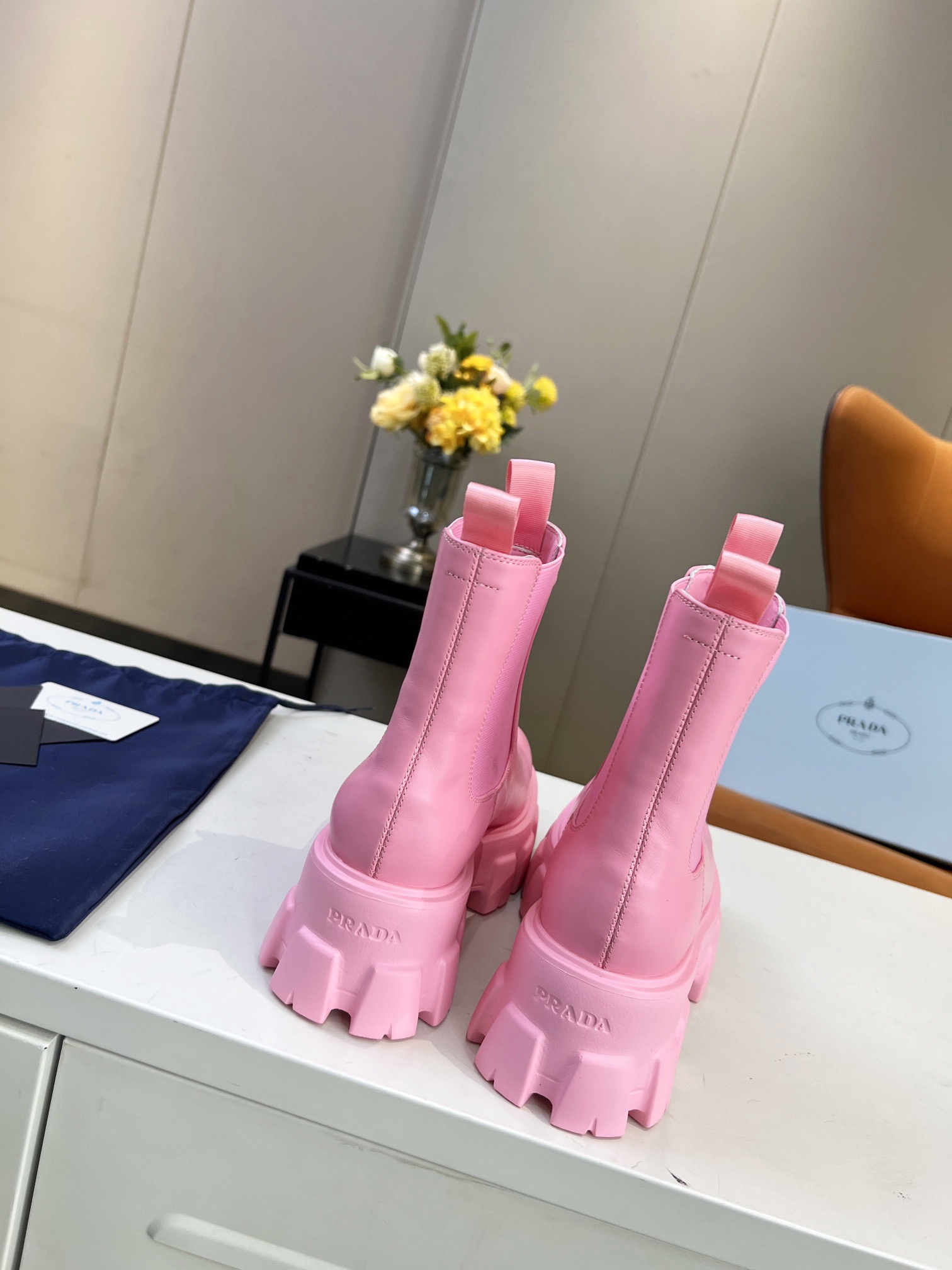 Women P*rada Top Sneakers