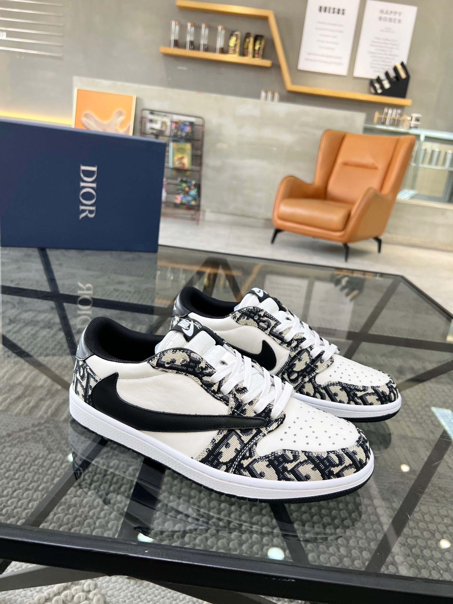 Men D*ior Top Sneakers