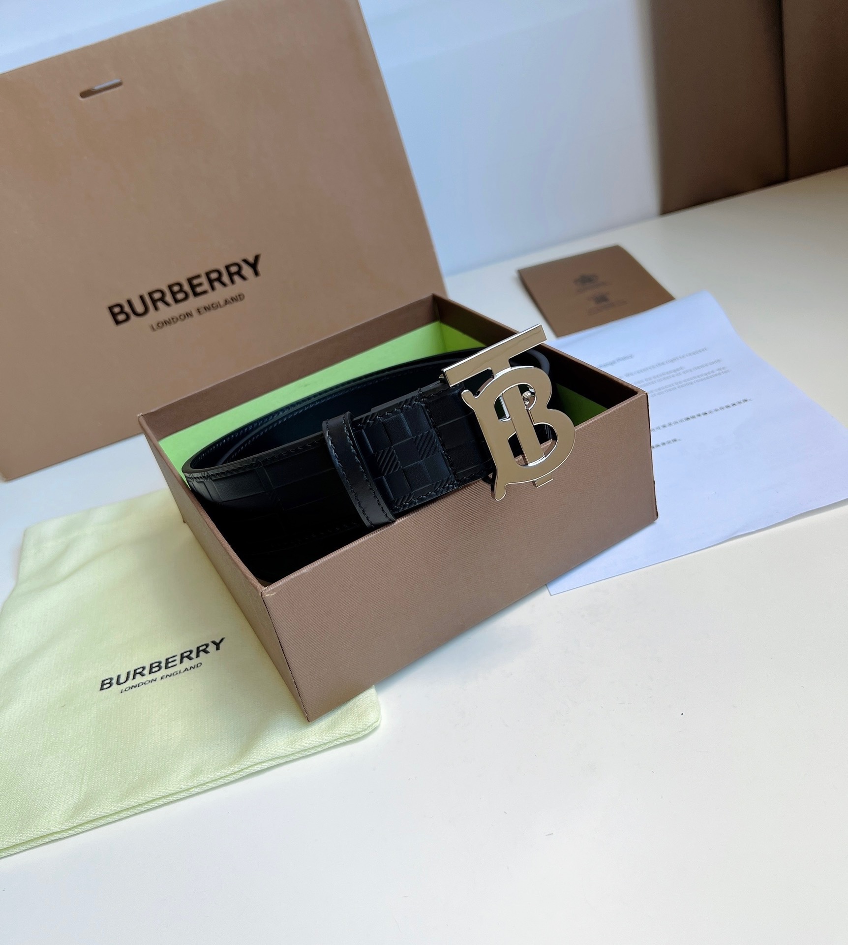 B.urberrry Belts Top Quality 35MM